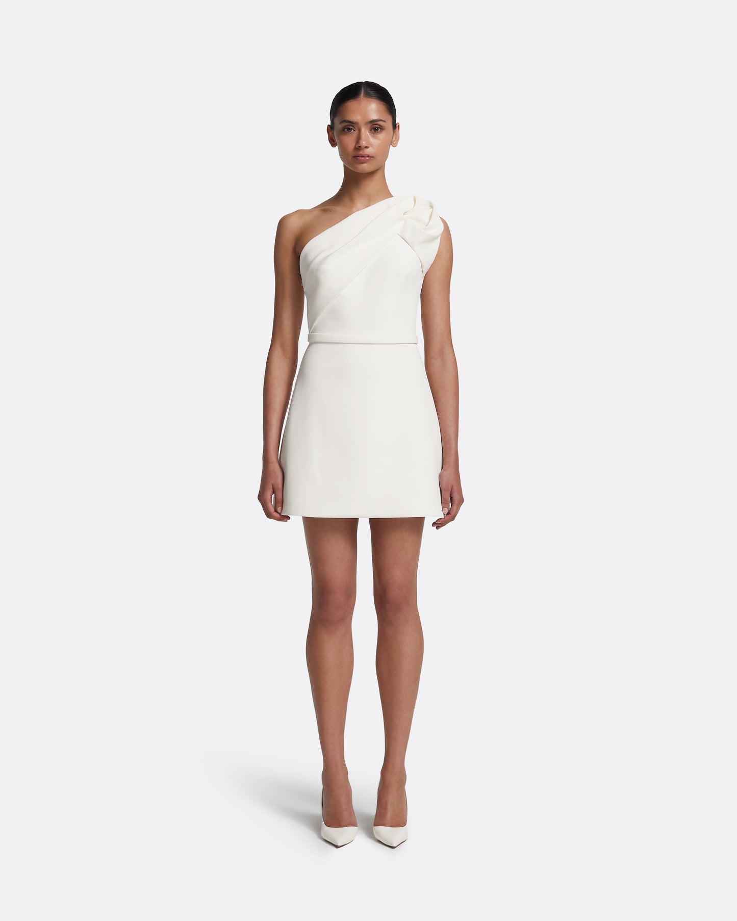 Jaden Short Dress in Ivory