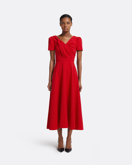 Cecilia Dresses in Cherry Red
