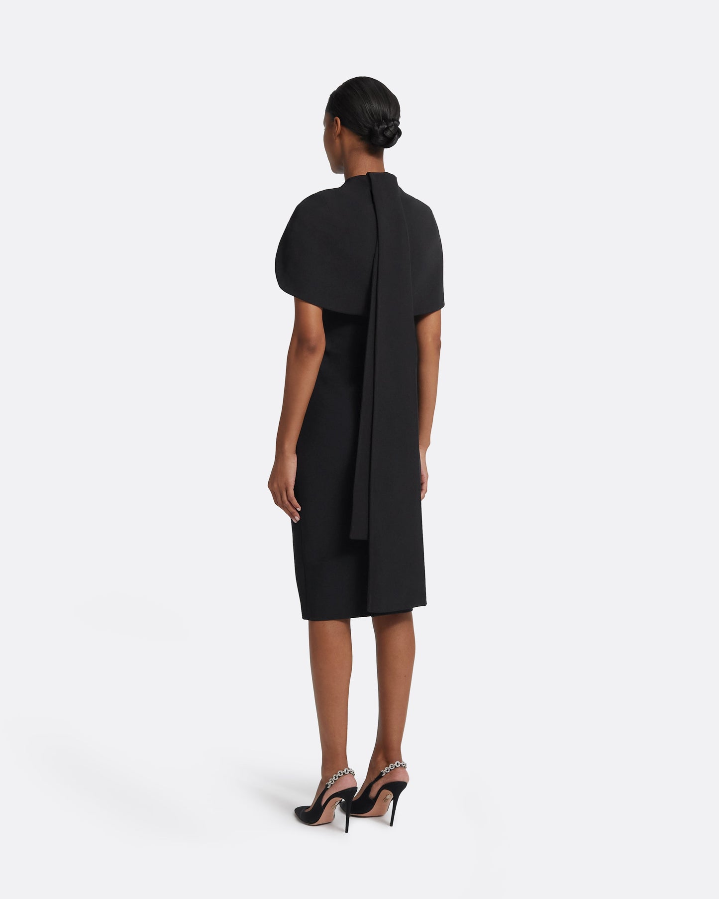 Kalika Black Midi Dress