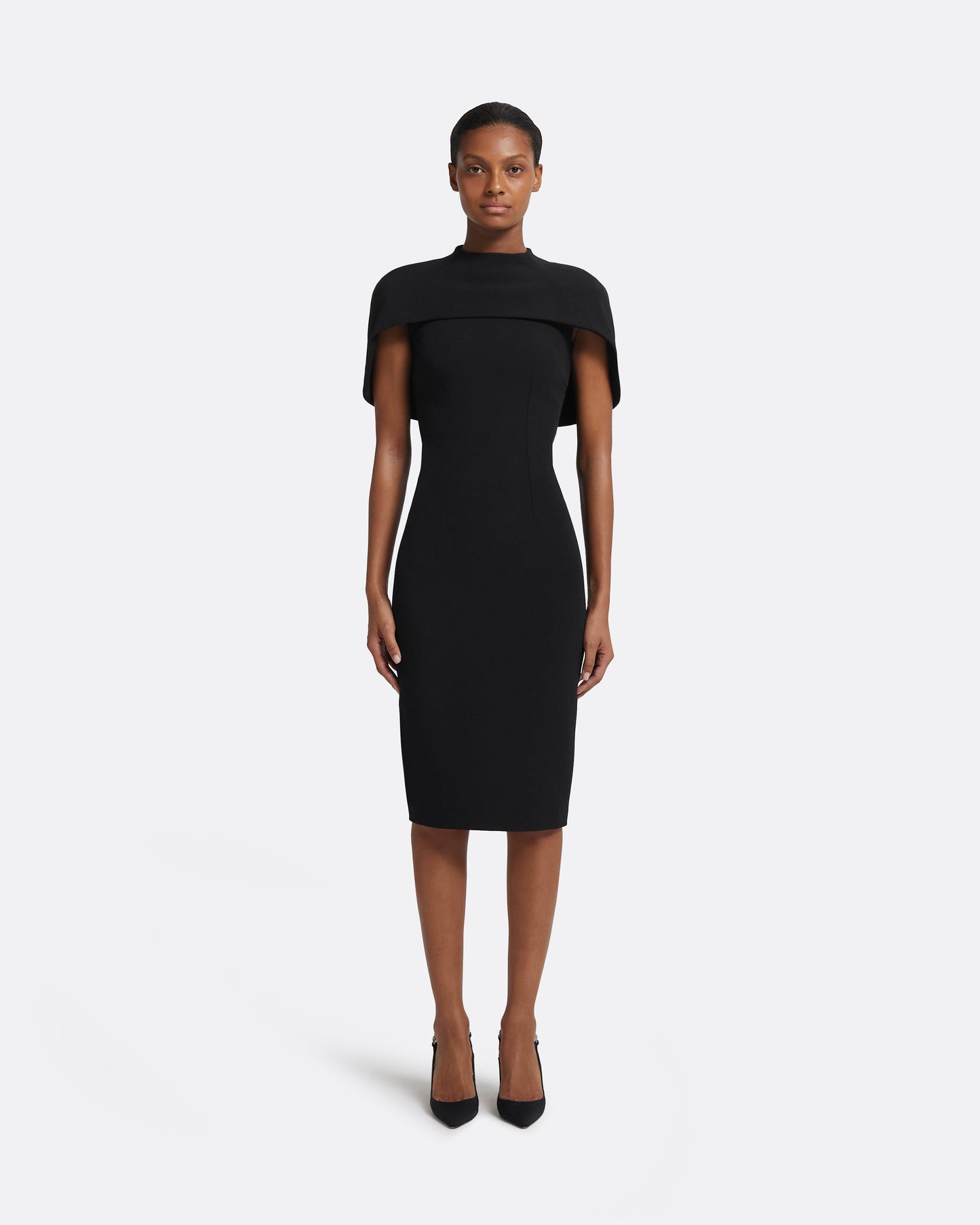Kalika Black Midi Dress