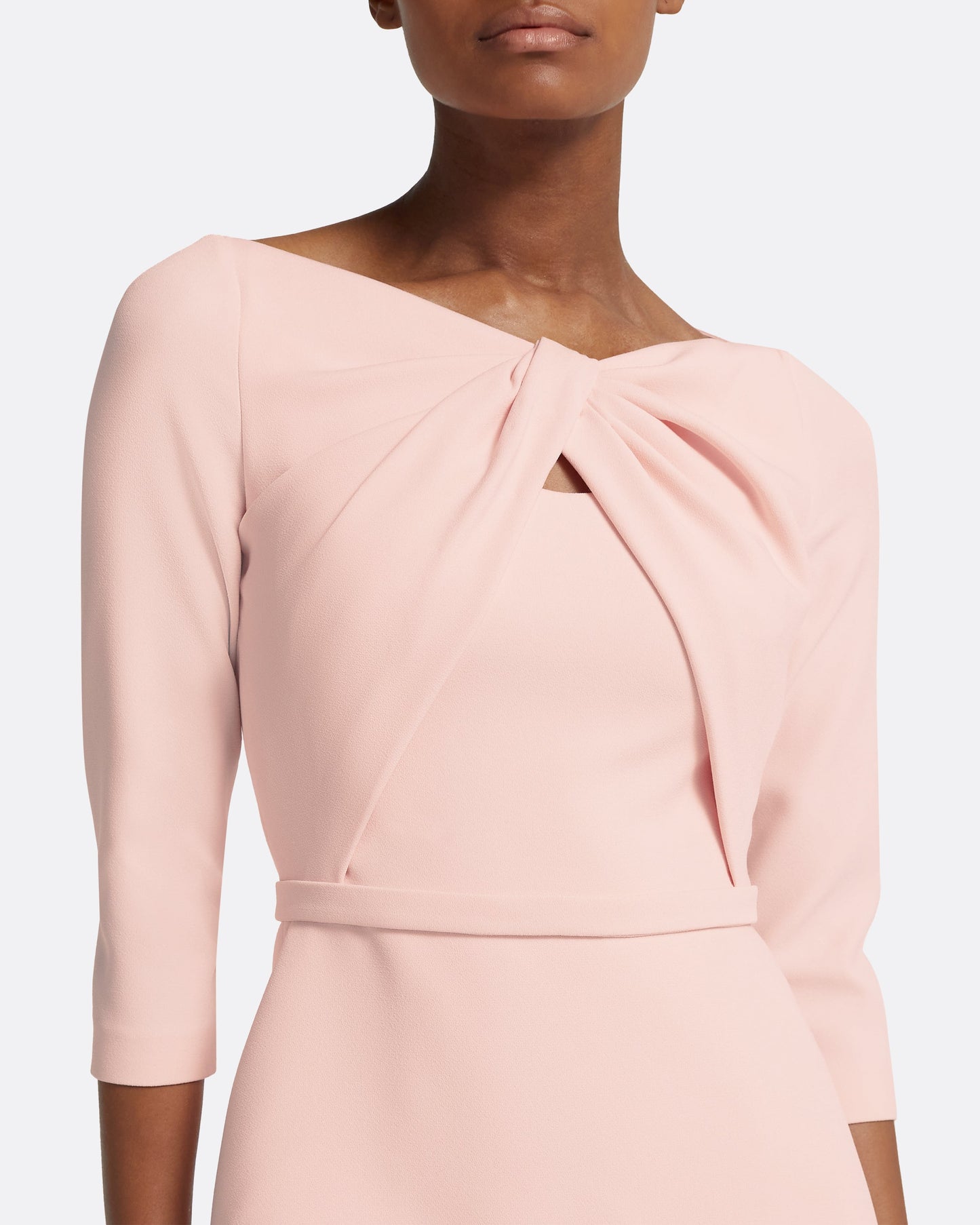 Rildanna Pale Pink Midi Dress