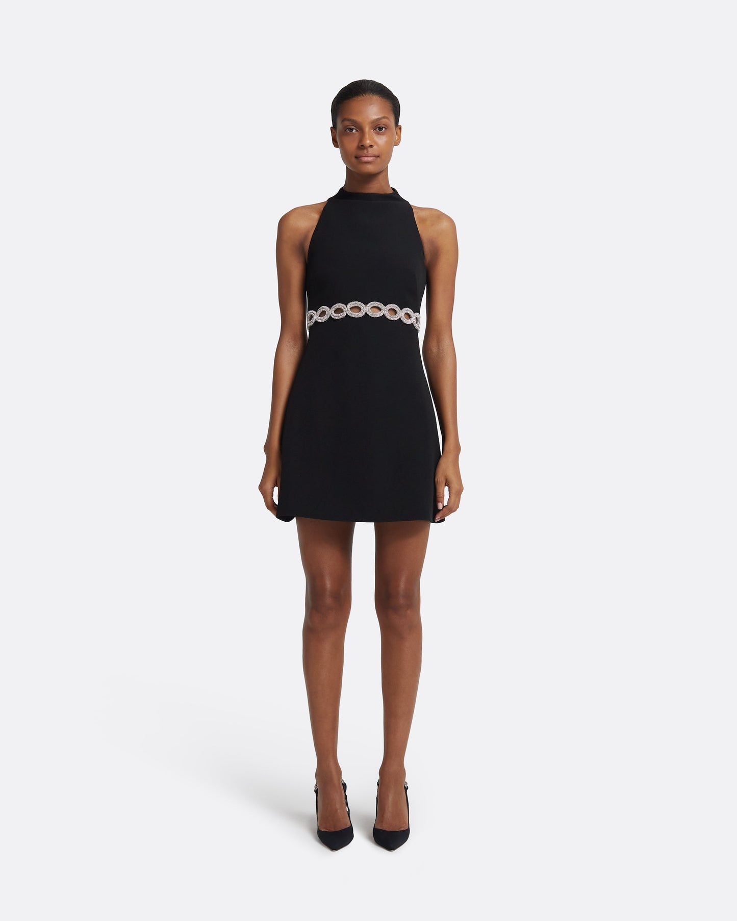 Jalian Short Dress in Black