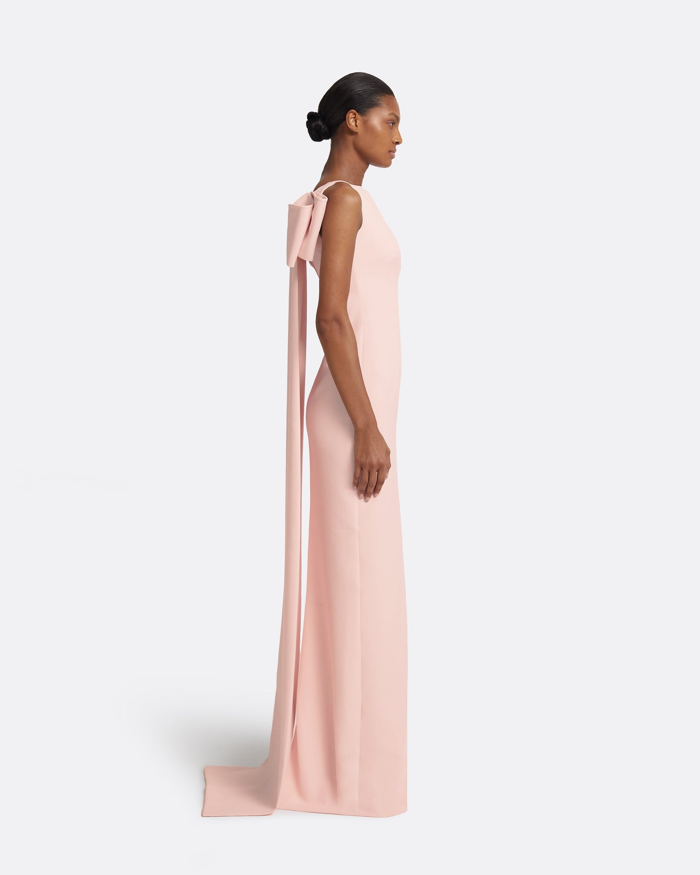 Celestia Pale Pink Long Dress