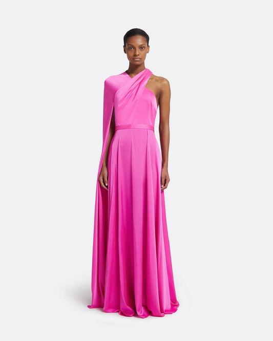 Drapina Long Dress In Beverley