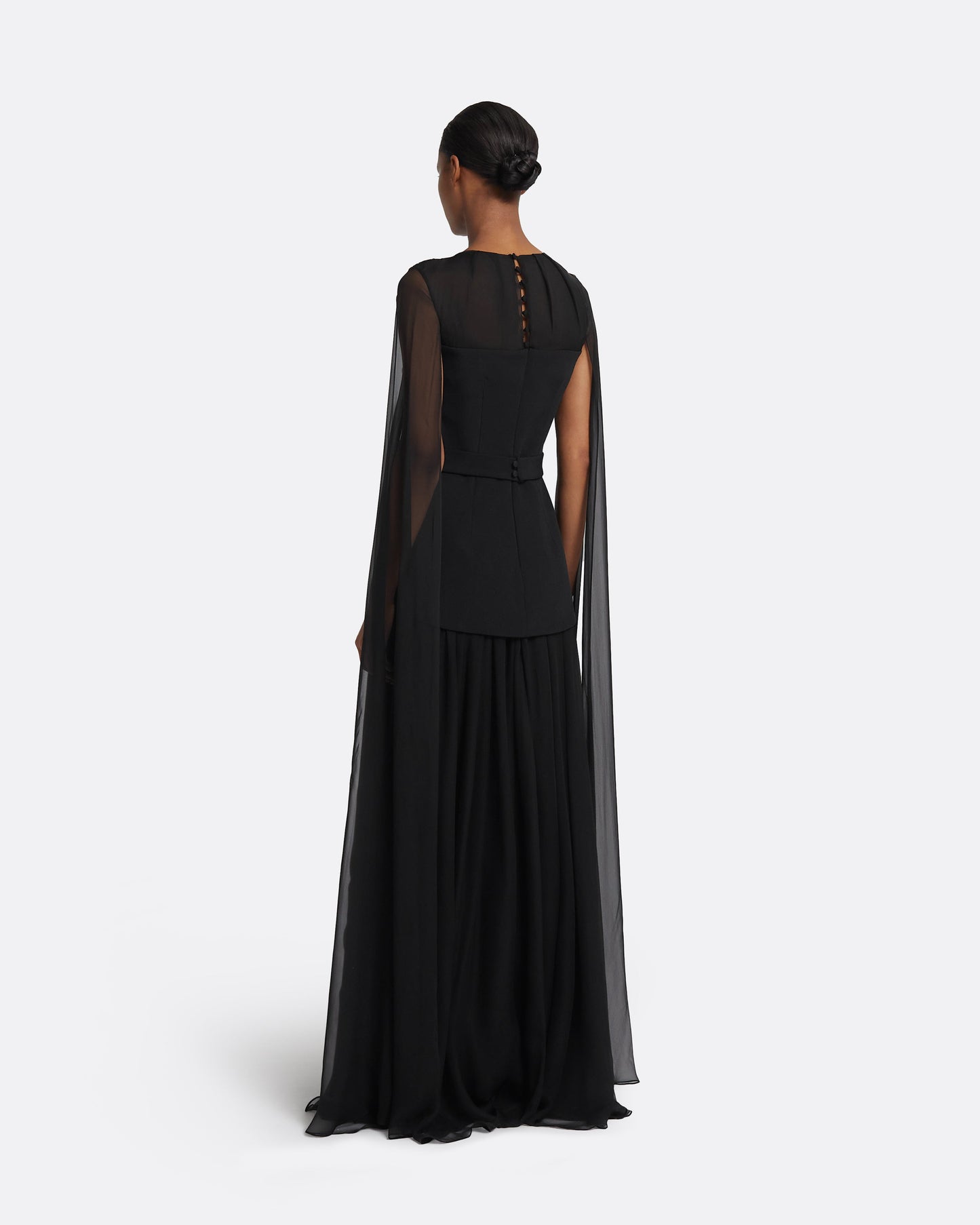 Gloria Black Long Dress