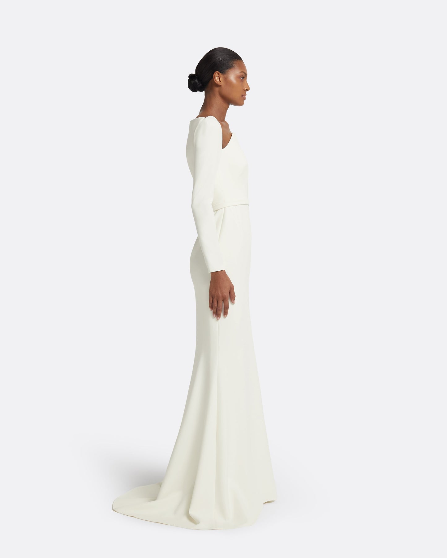 Heidi Long Dress in Ivory