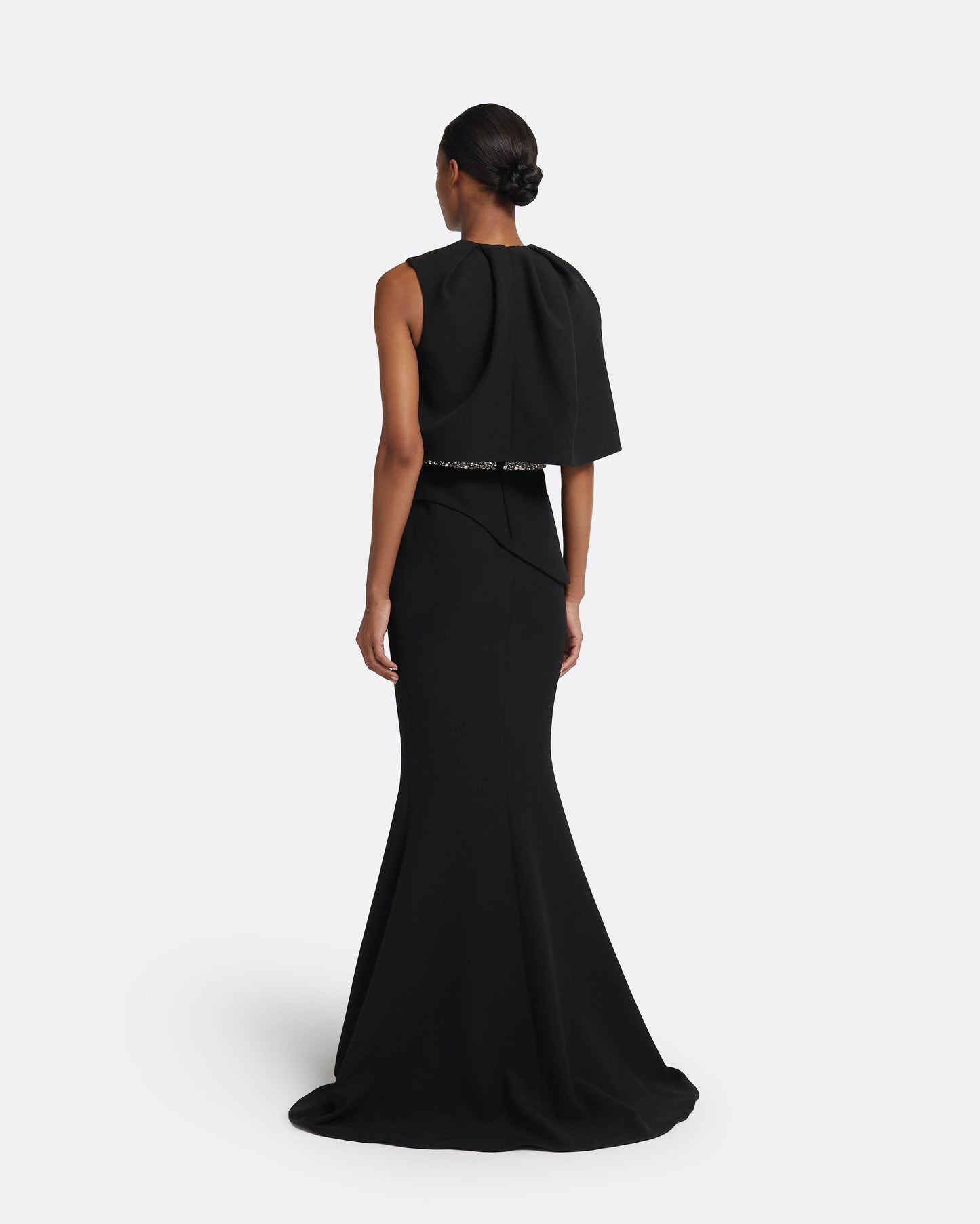 Alambra Long Dress in Black