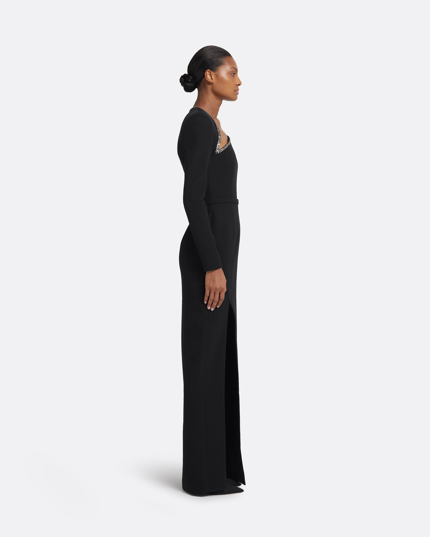 Ottavia Black Long Dress