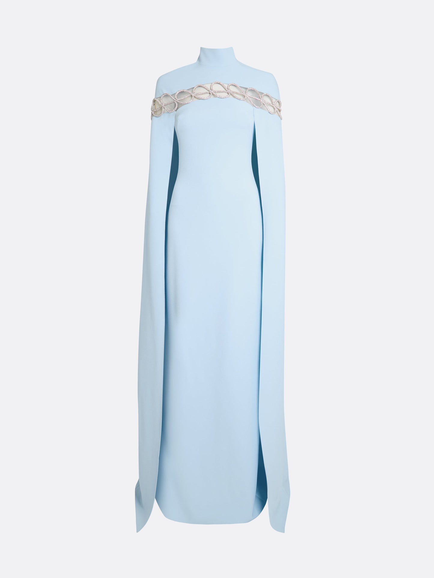 Coran Long Dress in Pale Blue