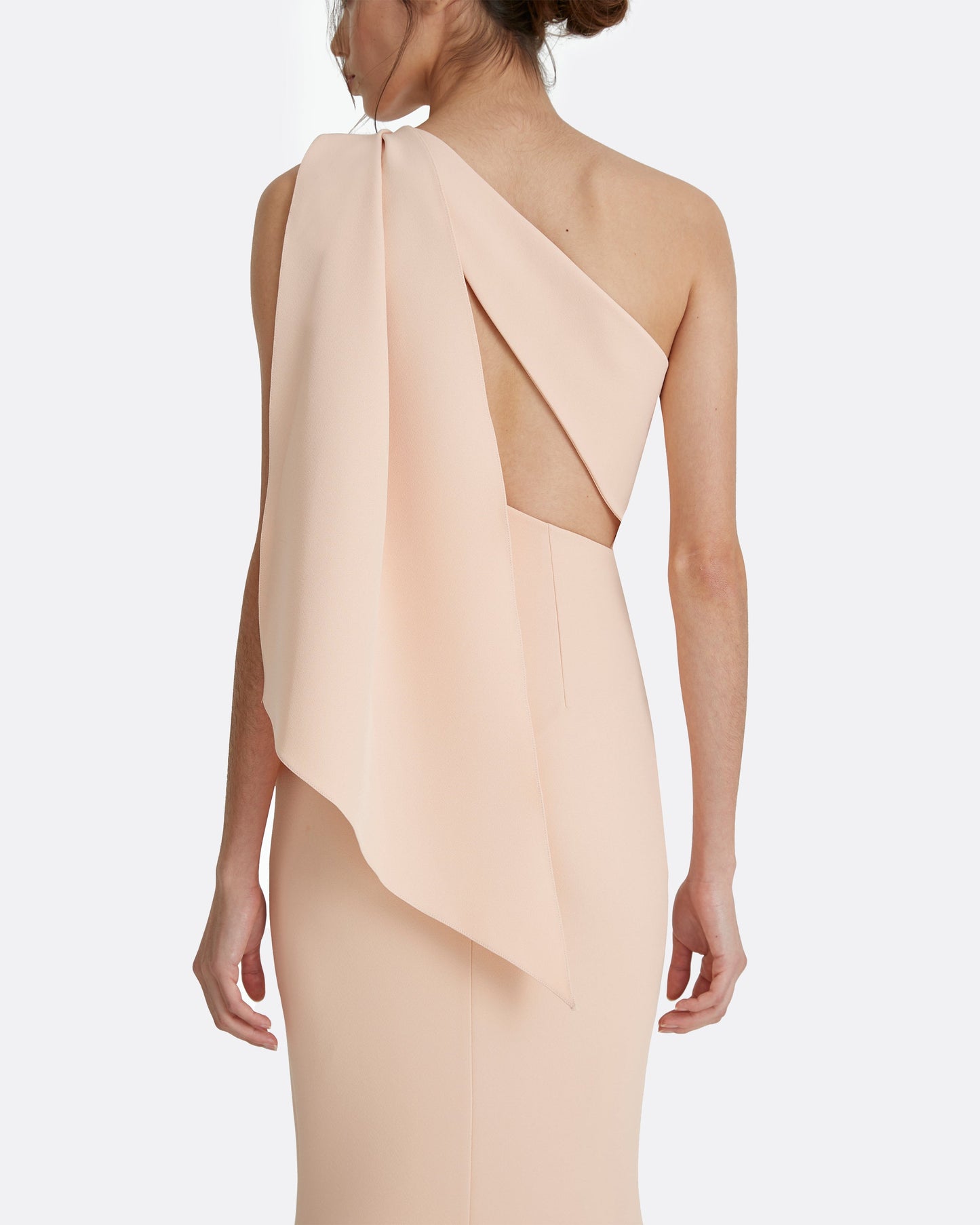 Elvie Peach Long Dress