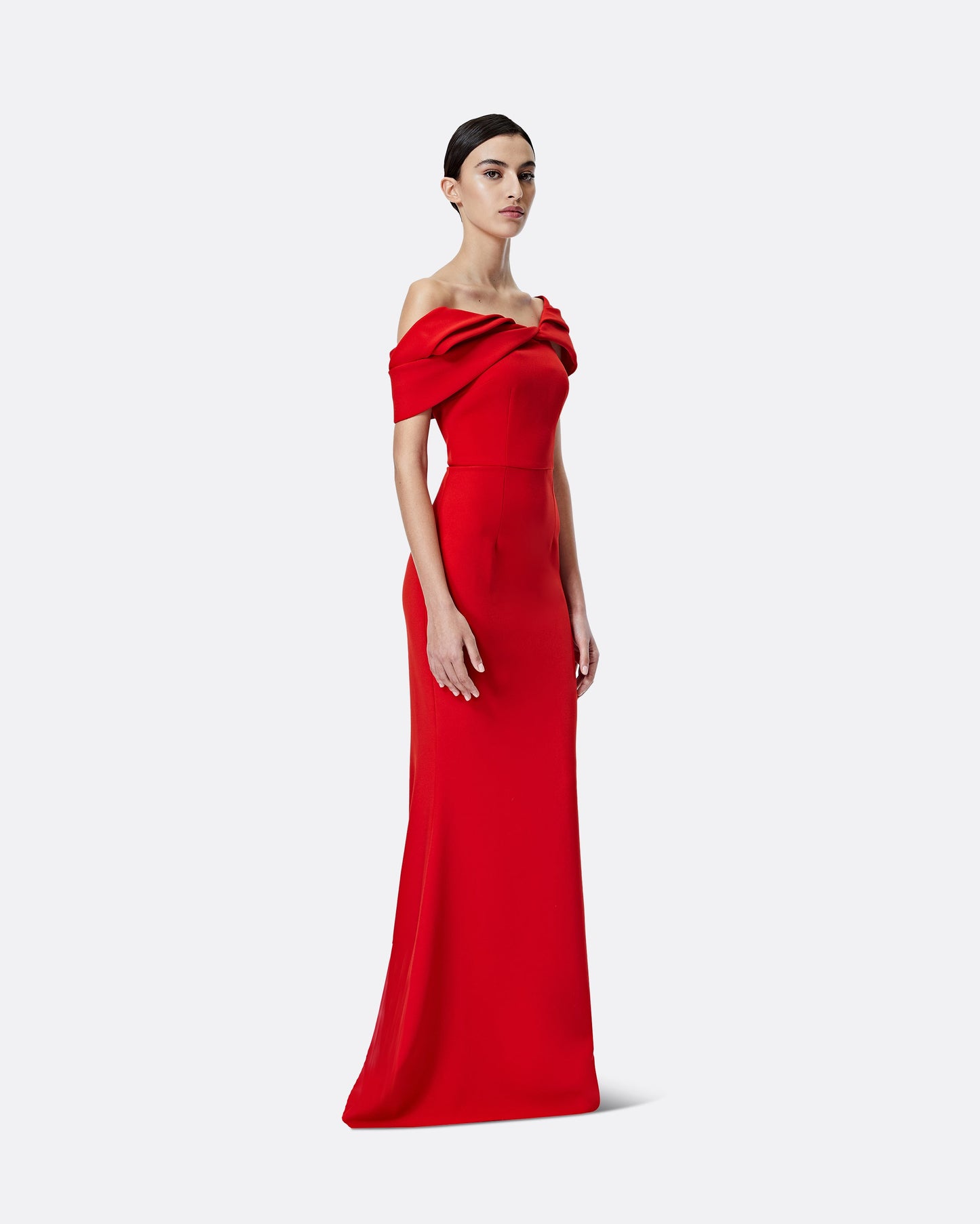 Rossa Dazzling Red Long Dress