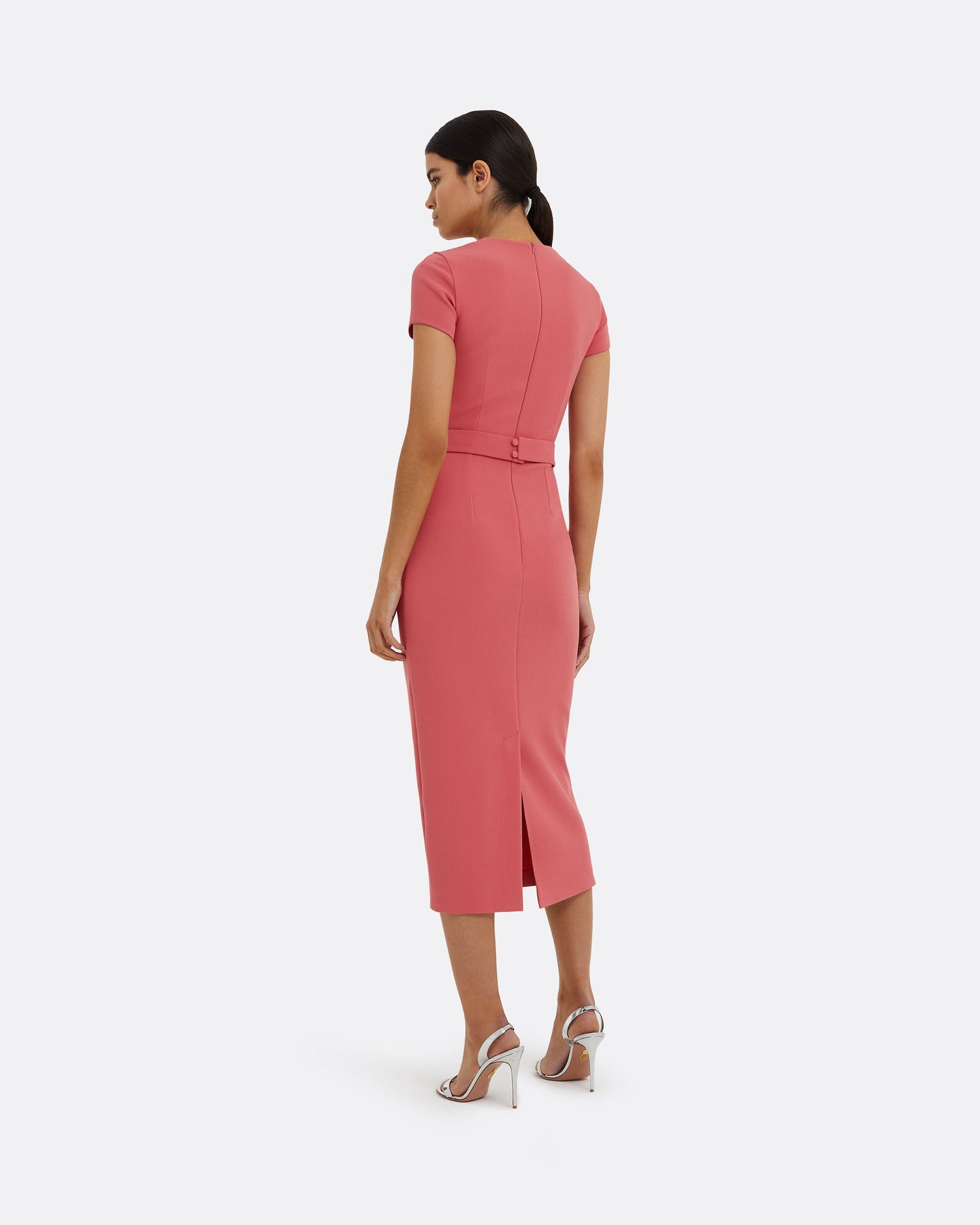 Cressida Terracotta Midi Dress