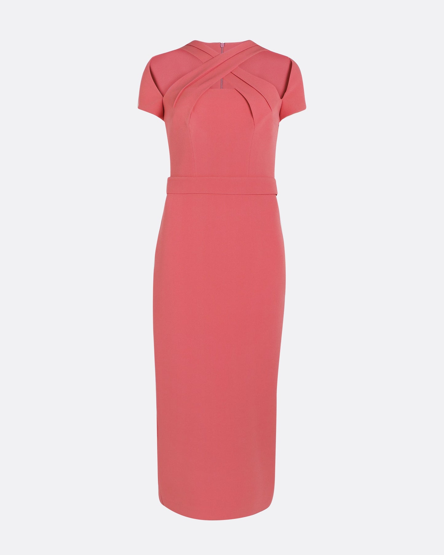 Cressida Terracotta Midi Dress