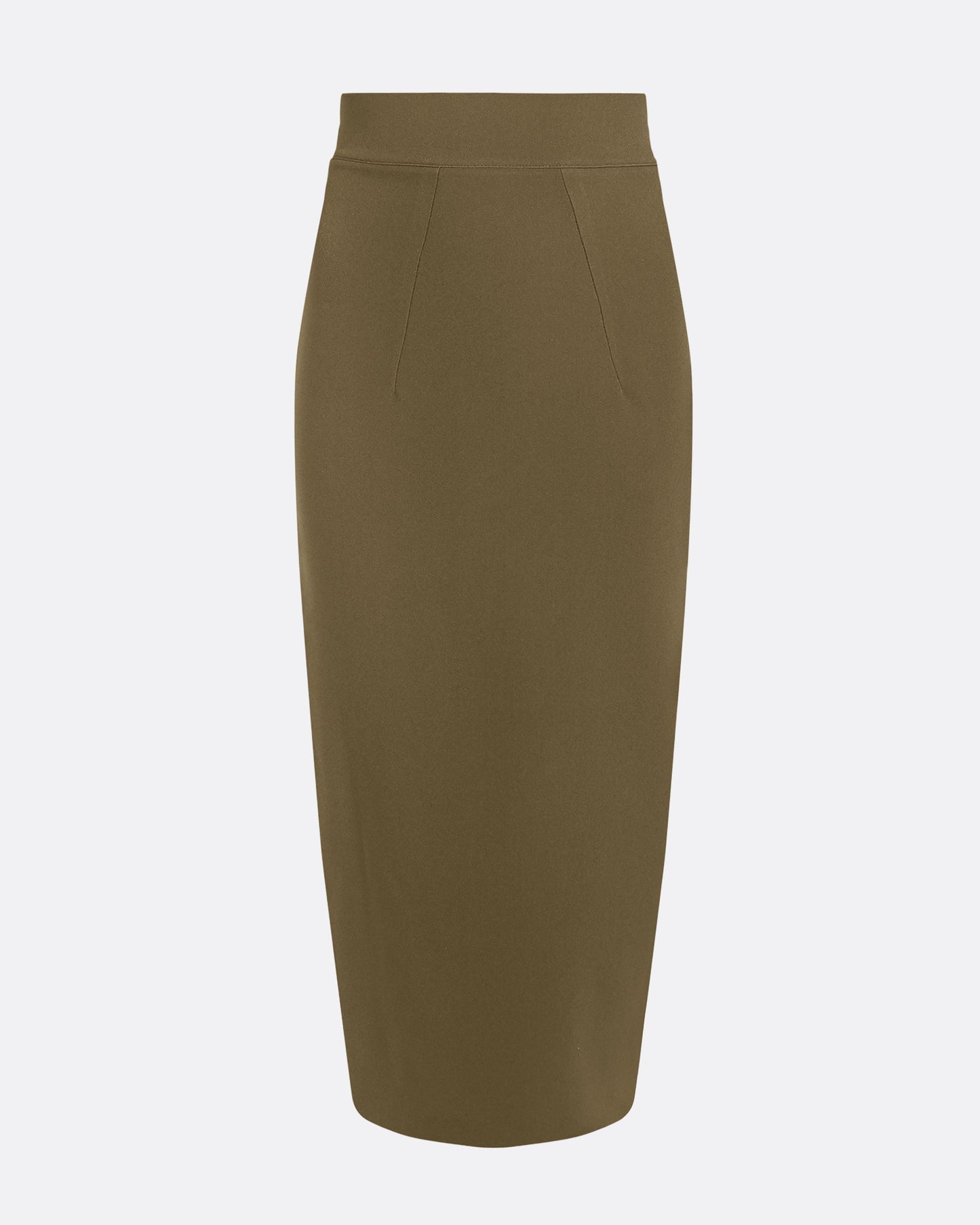Hokoku Khaki Pencil Skirt