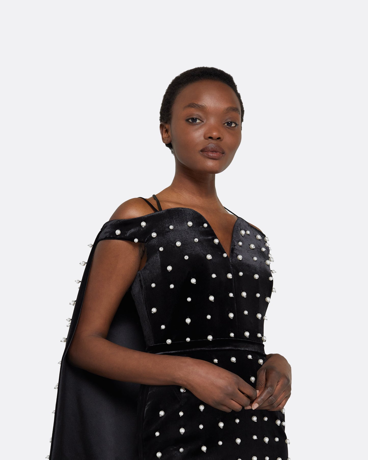 Ameliae Black Midi Dress