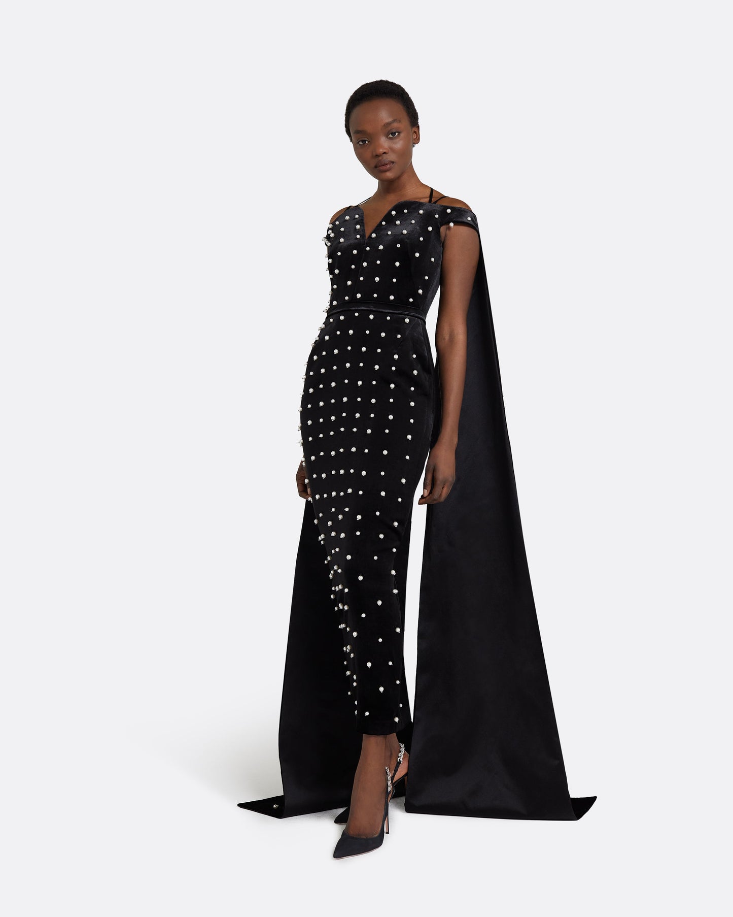 Ameliae Black Midi Dress