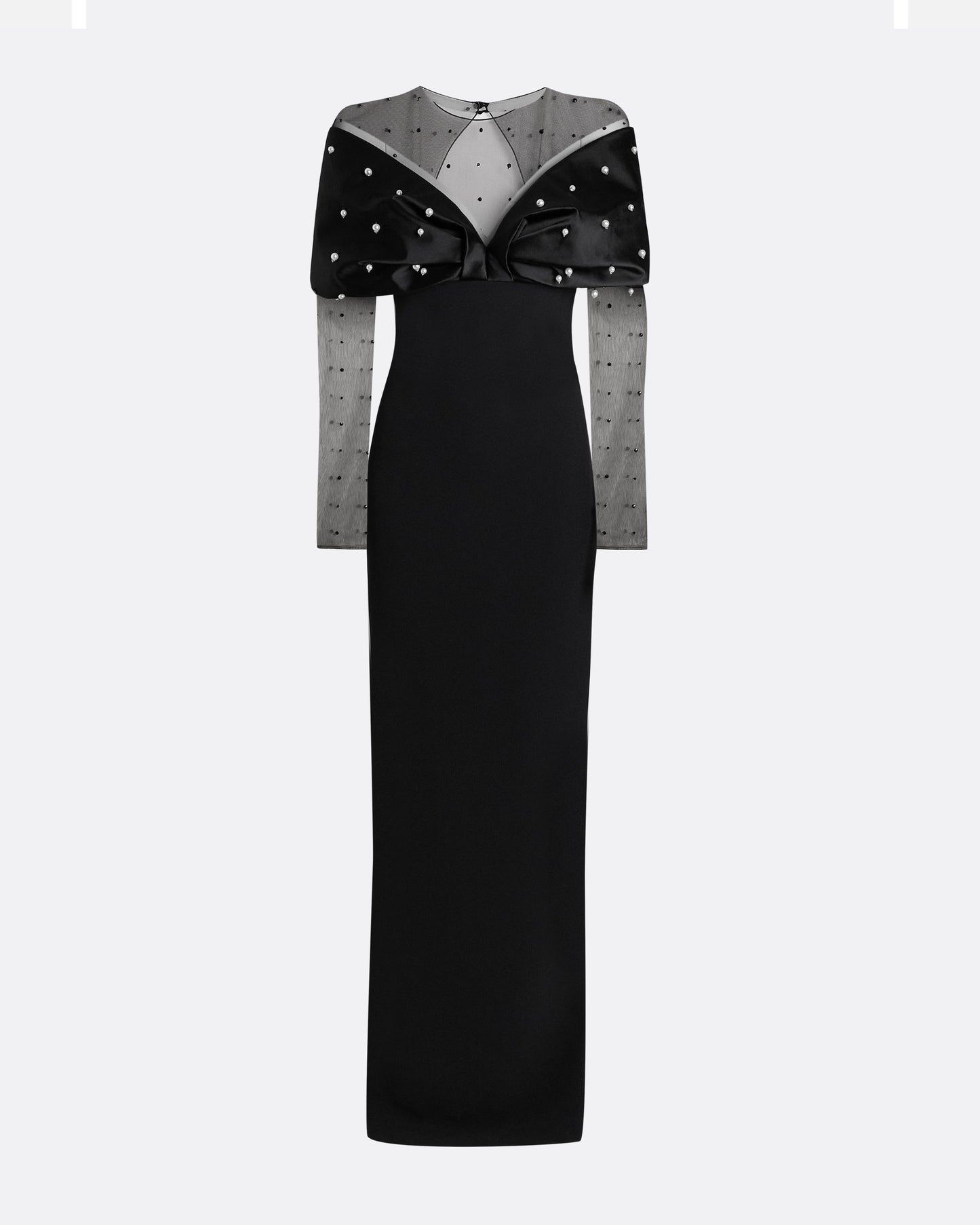 Ami Black Long Dress