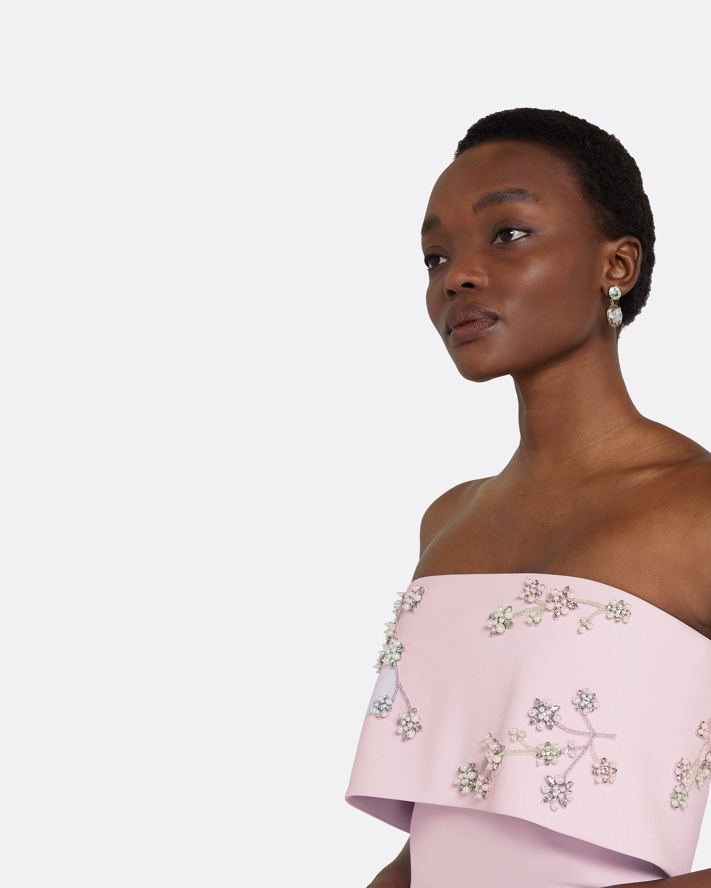 Agyness Lilac Snow Long Dress