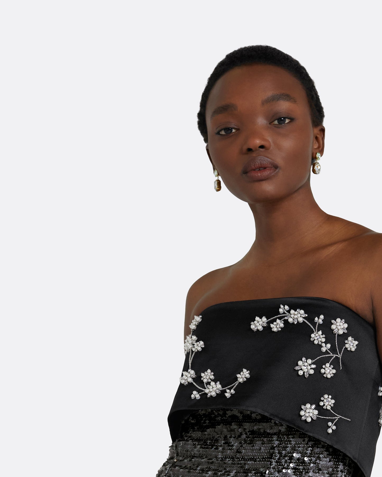 Agyness Smoke Long Dress