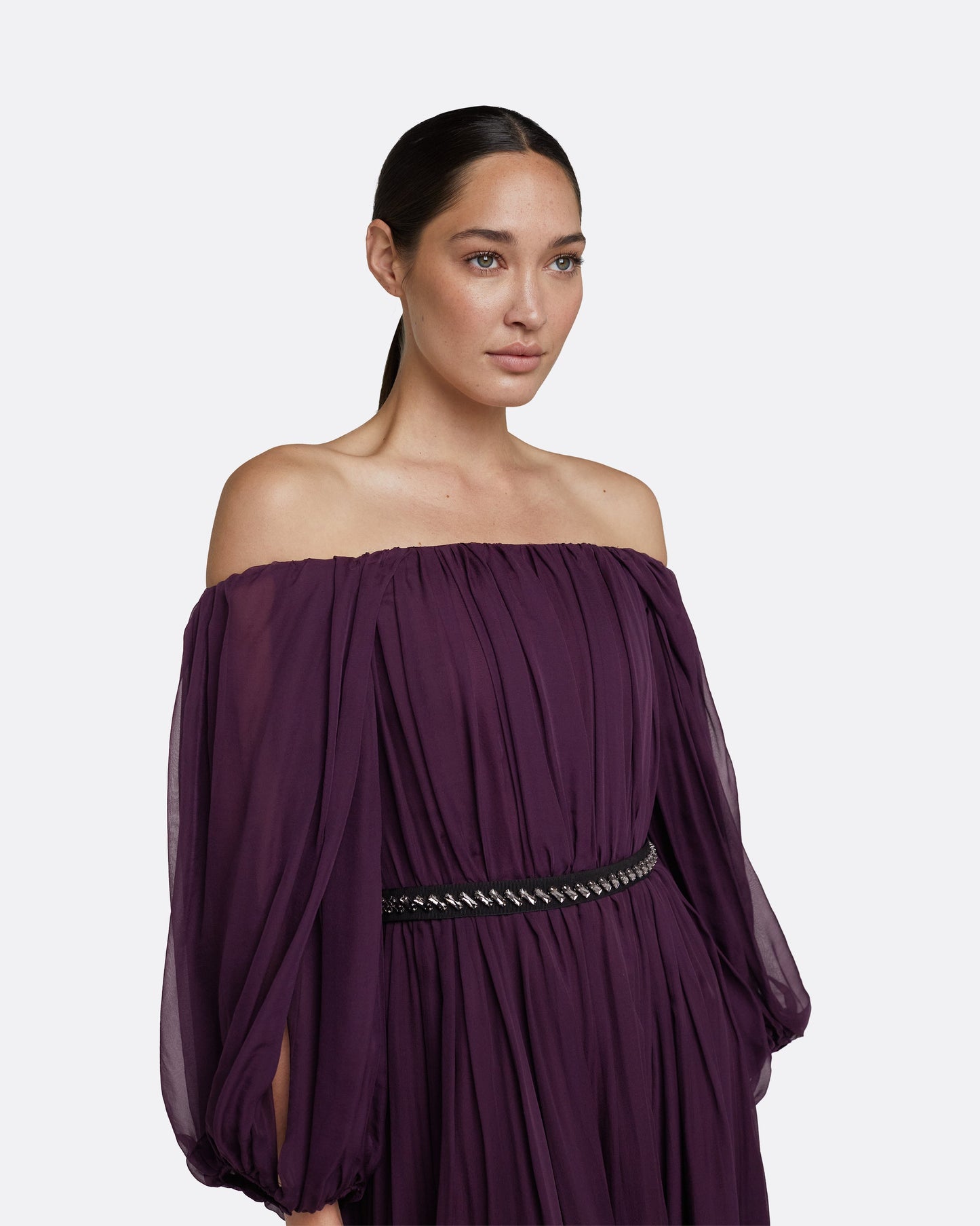 Ely Blackberry Long Dress