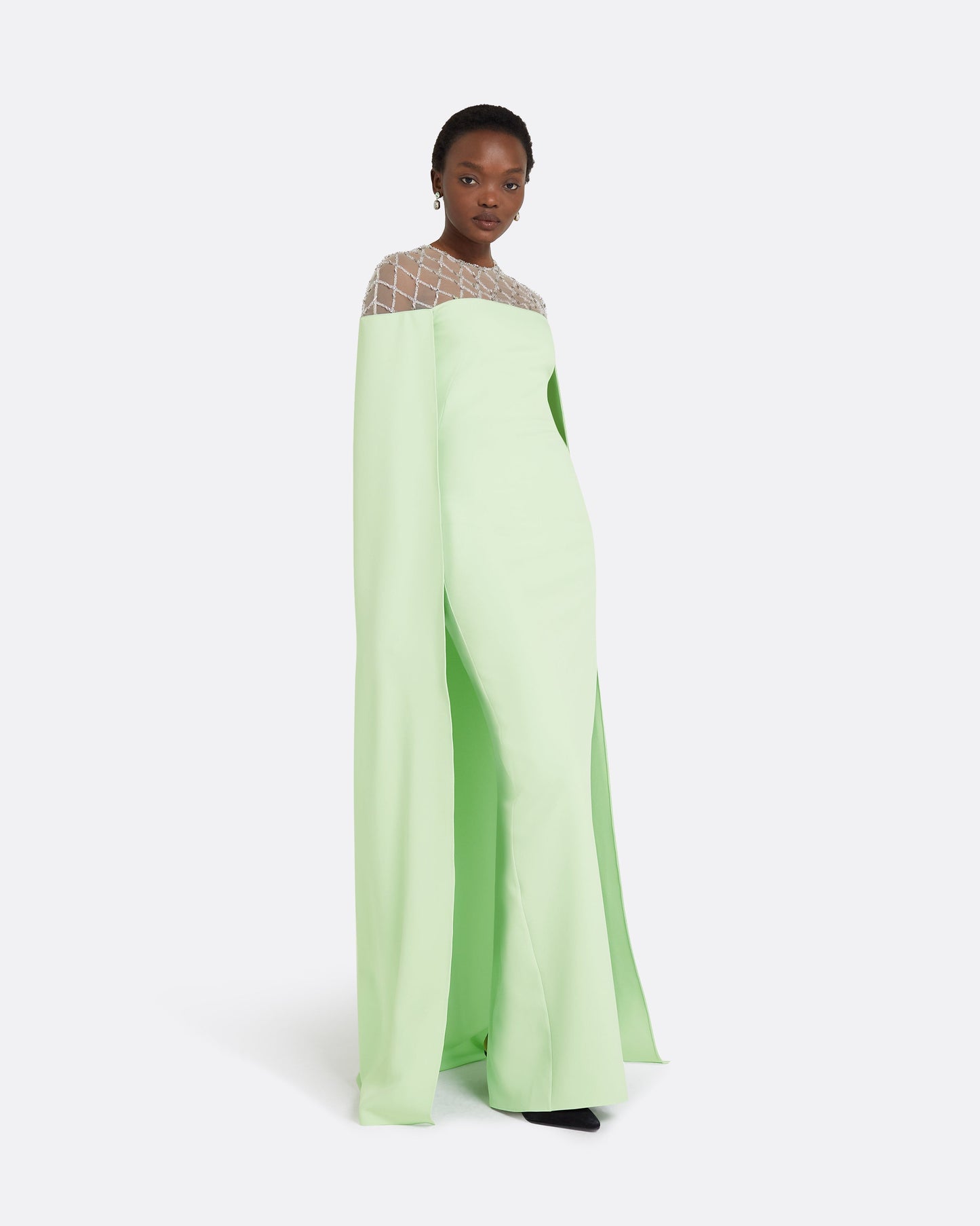 Ambere Aloe Long Dress
