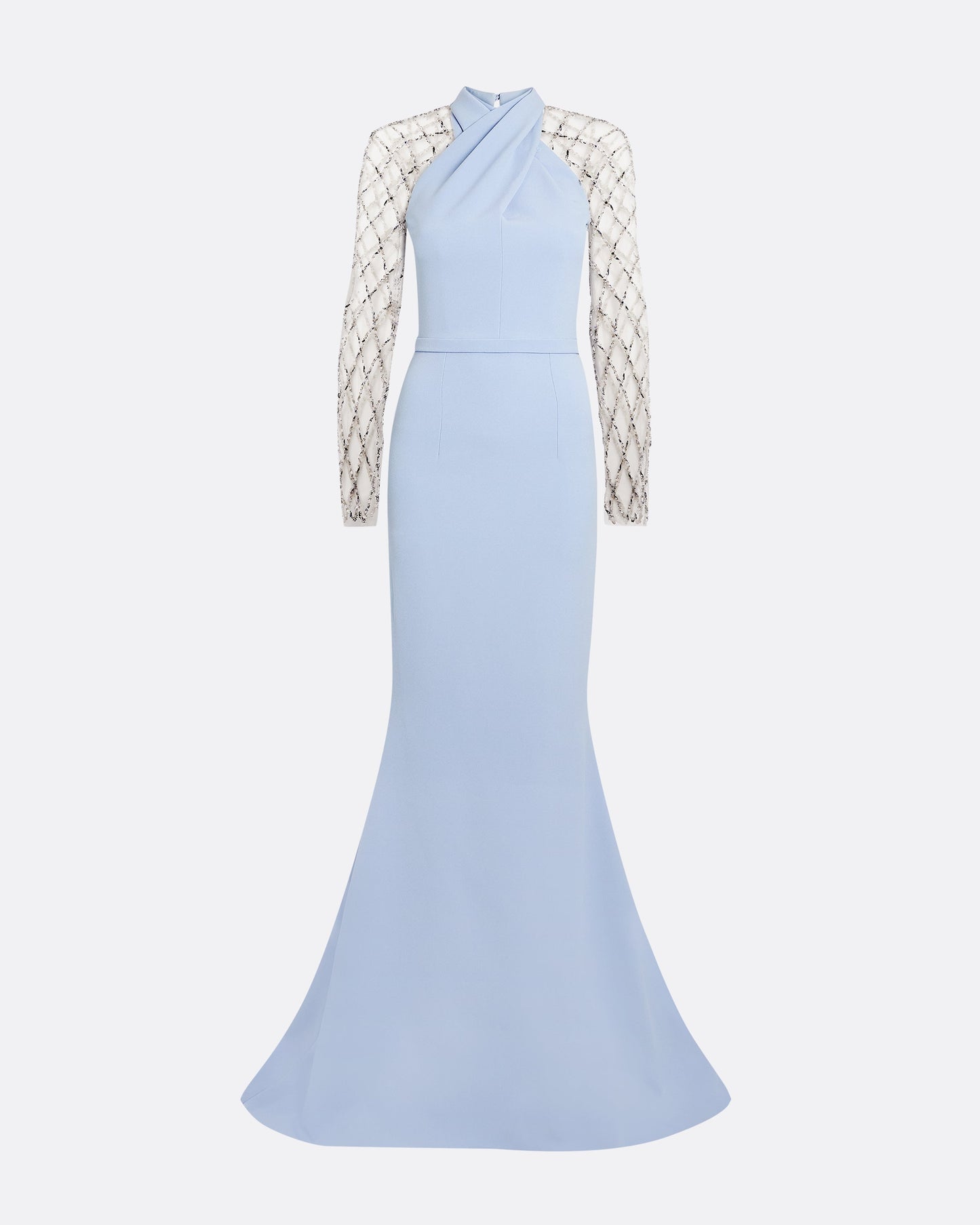 Clarence Soft Sky Long Dress