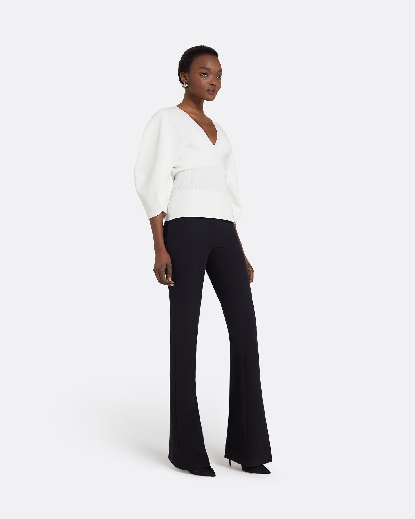 Kamali Ivory Knit Top