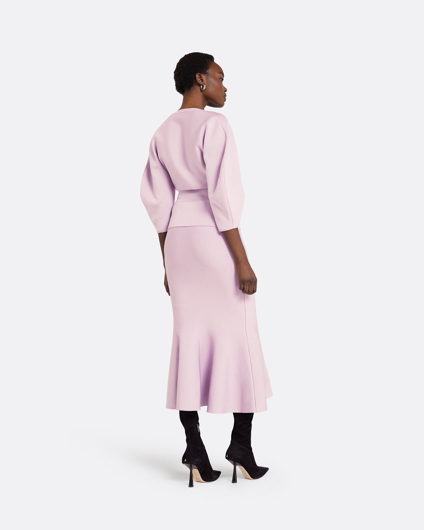 Kamali Lilac Snow Knit Top