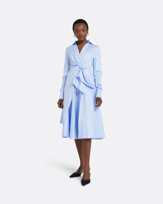 Asteria Soft Sky Cotton Dress