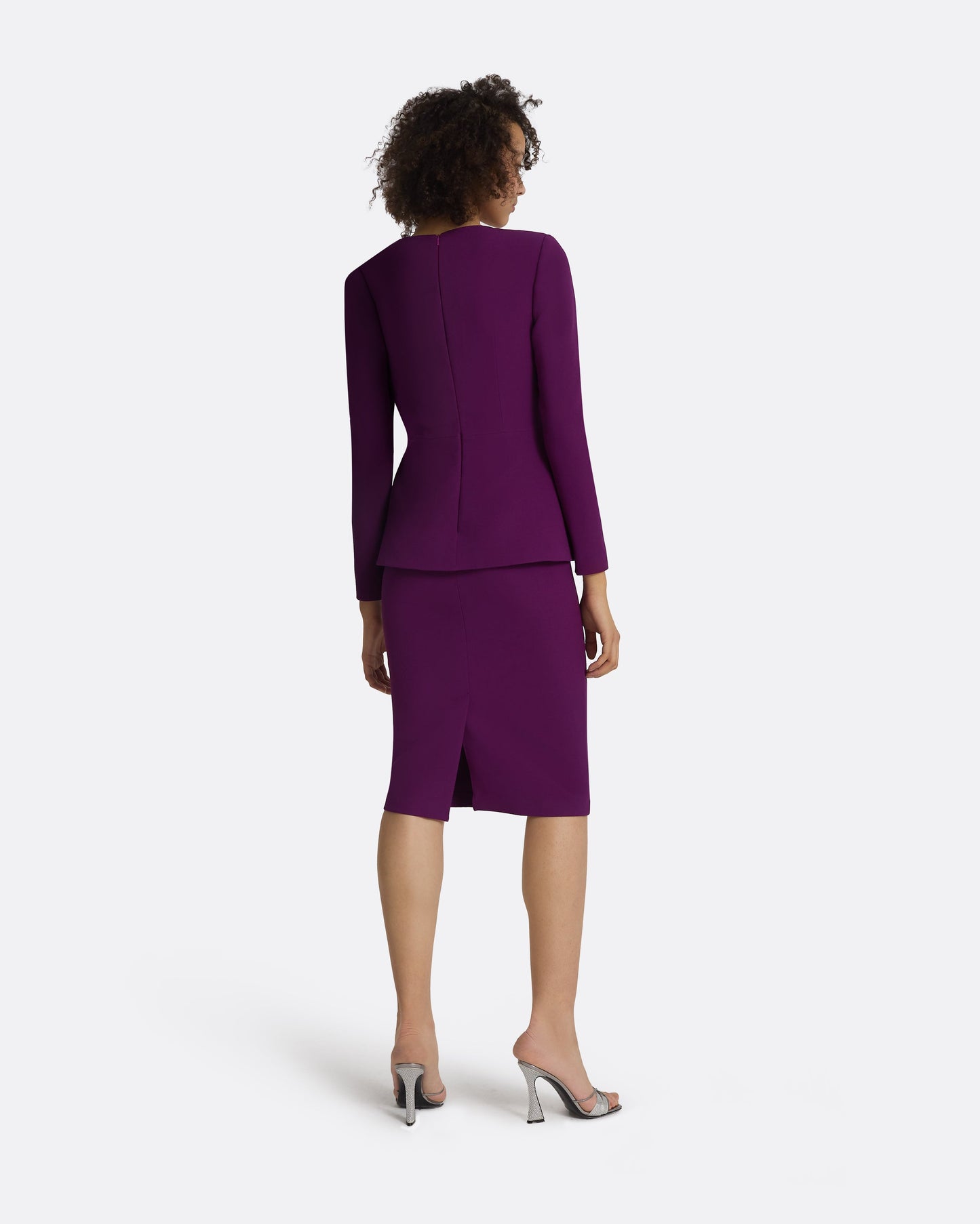 Laurana Currant Midi Dress