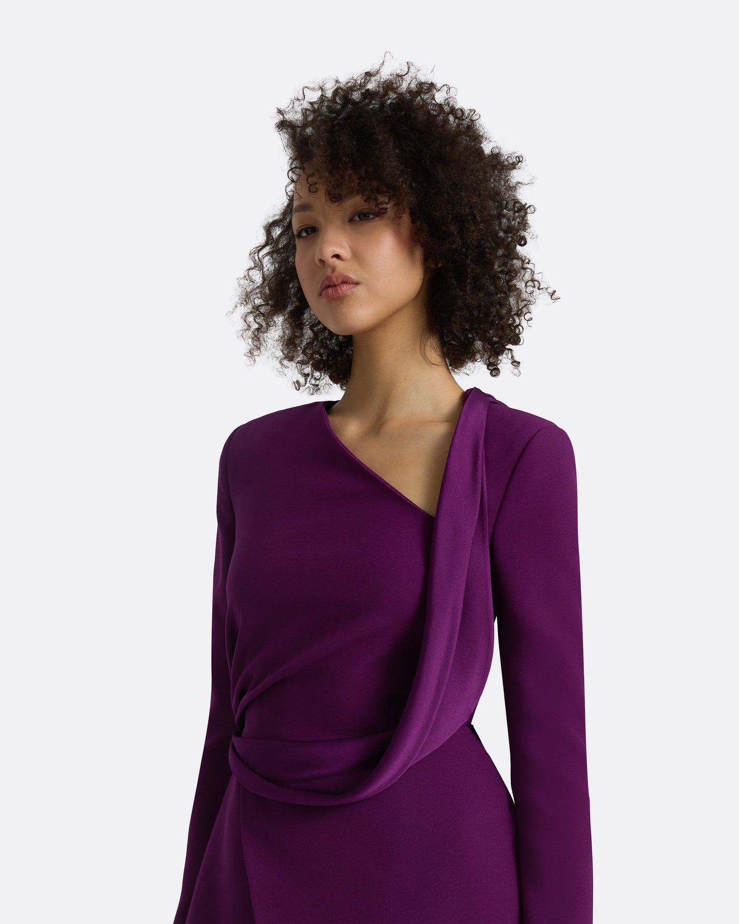 Laurana Currant Midi Dress