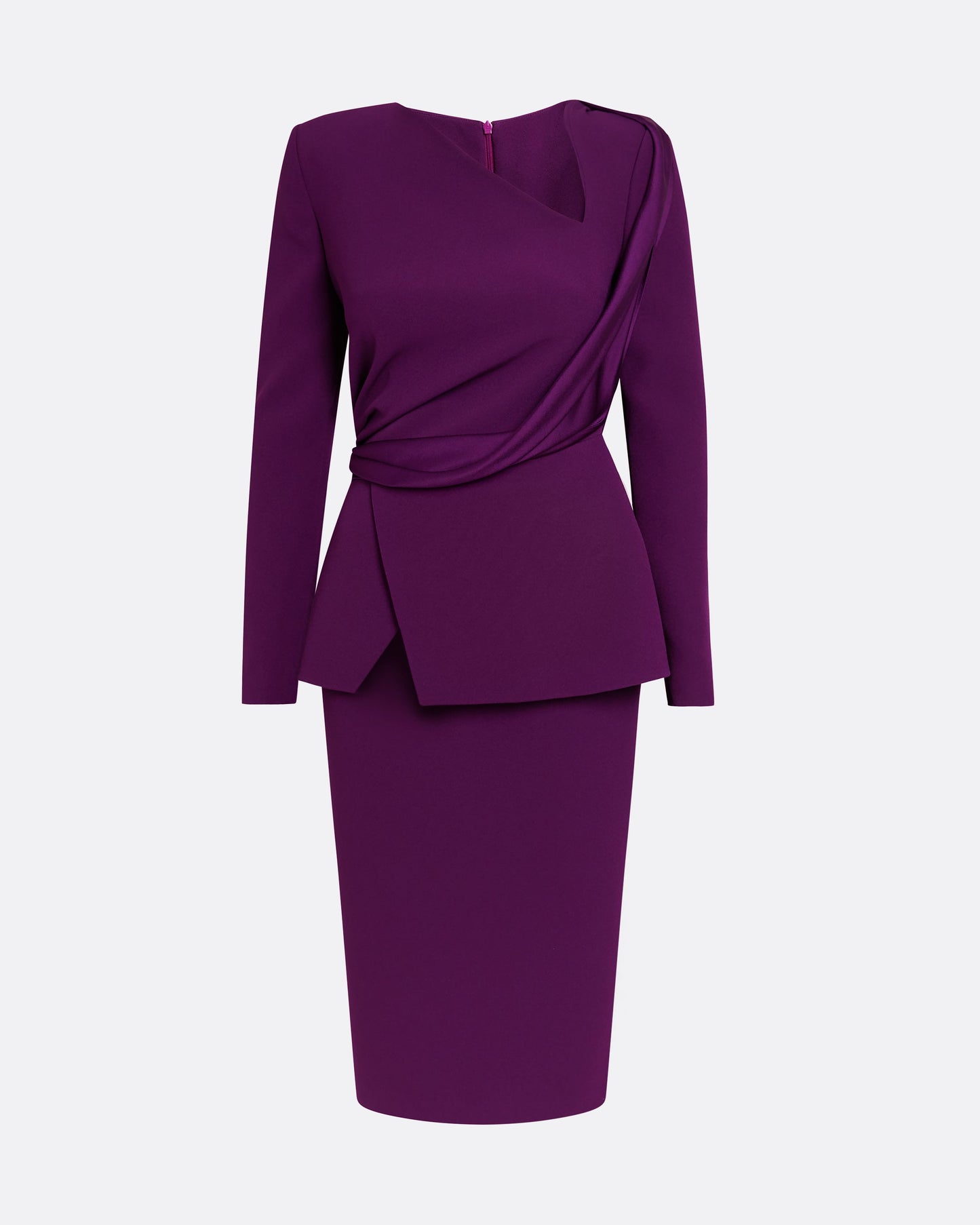 Laurana Currant Midi Dress