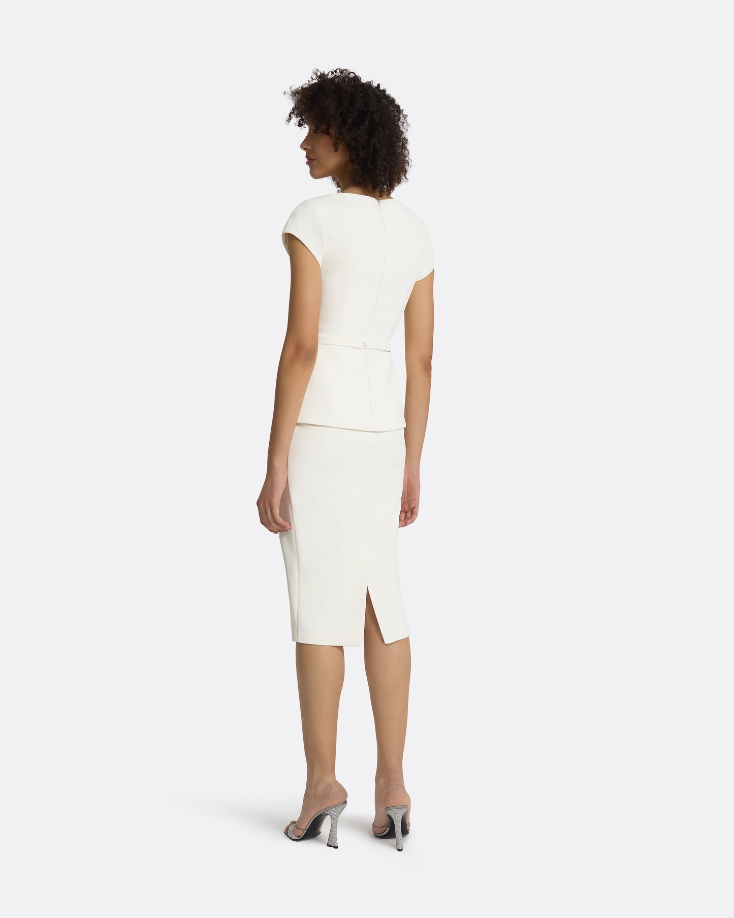 Nuvalle Ivory Midi Dress