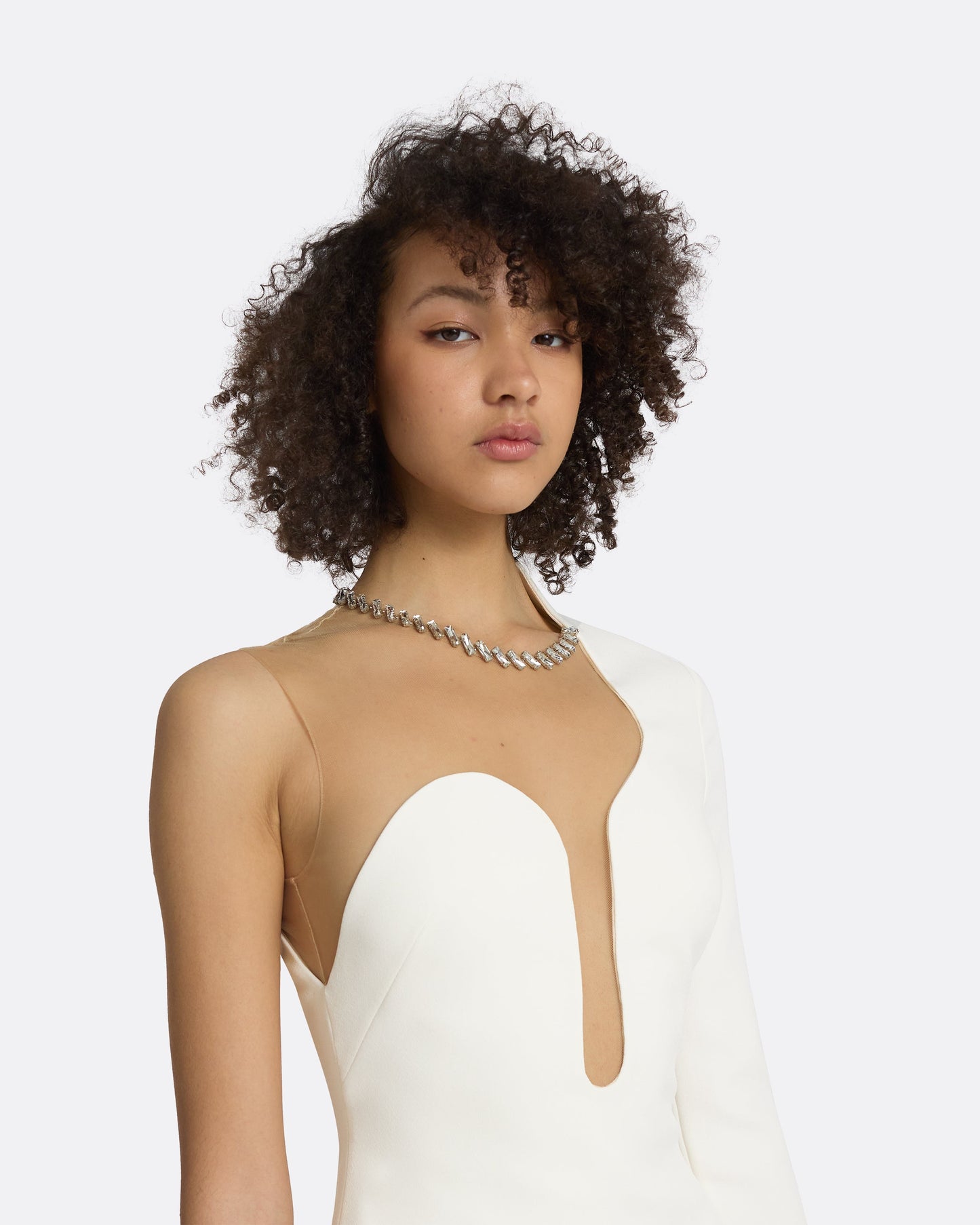 Jalia Ivory Short Dress