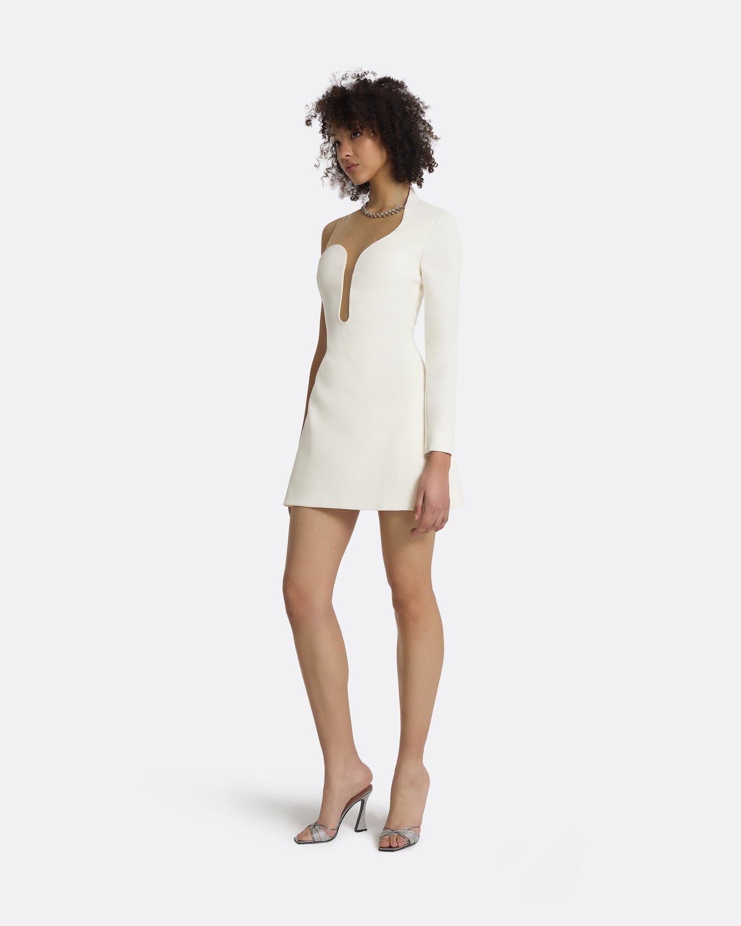 Jalia Ivory Short Dress