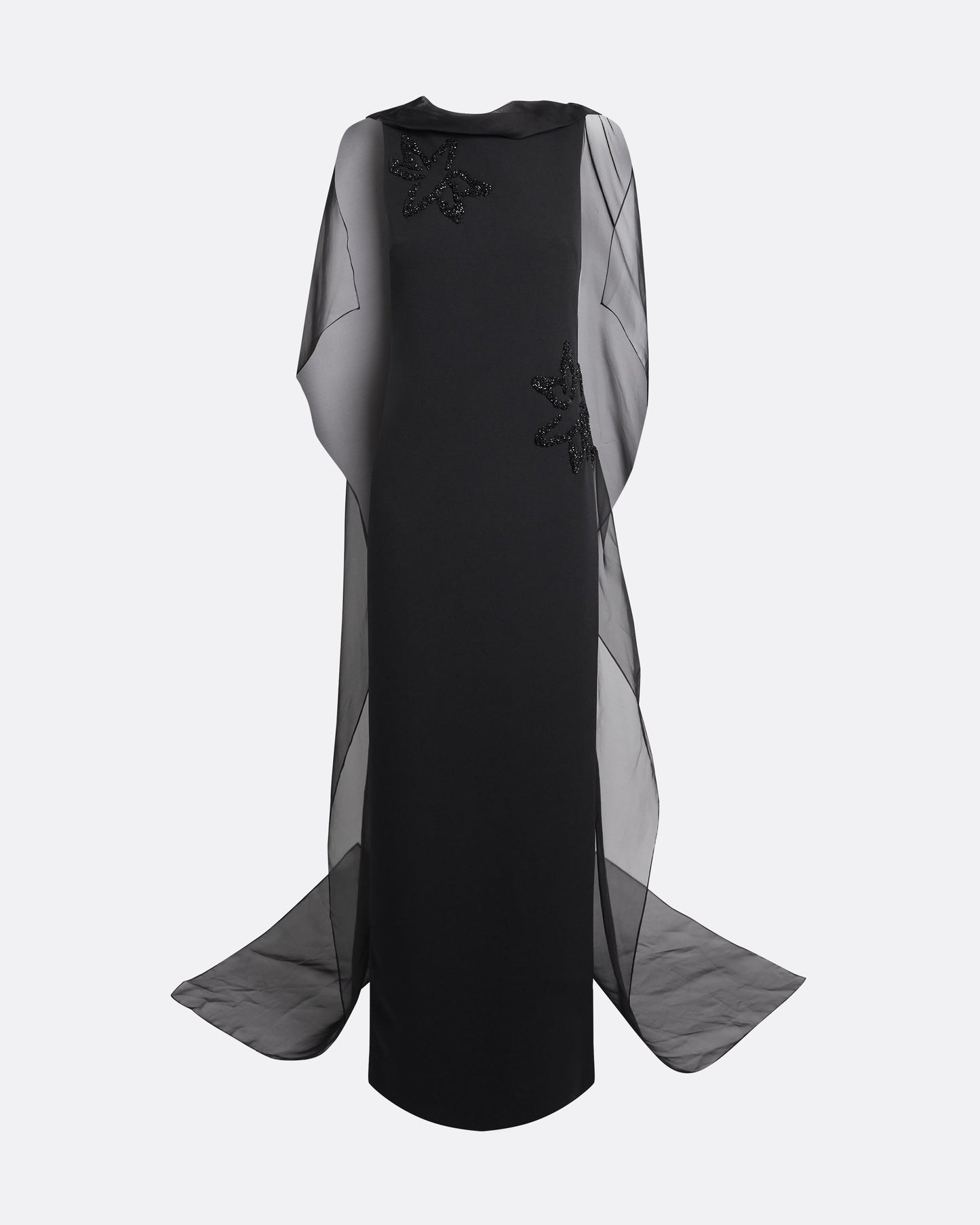 Aylina Black Long Dress