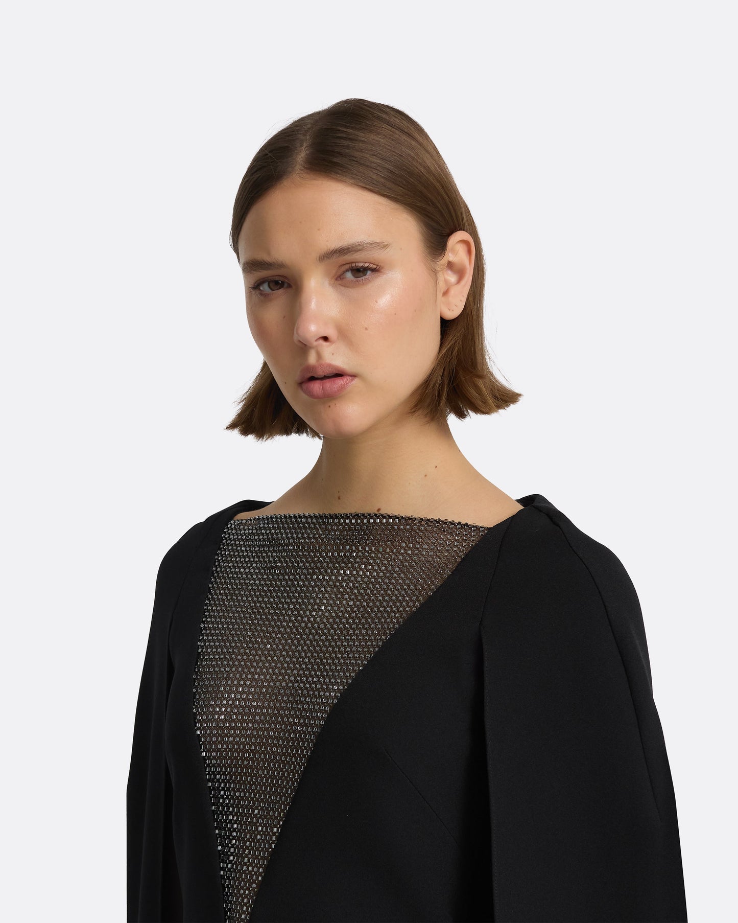 Abrielle Black Long Dress