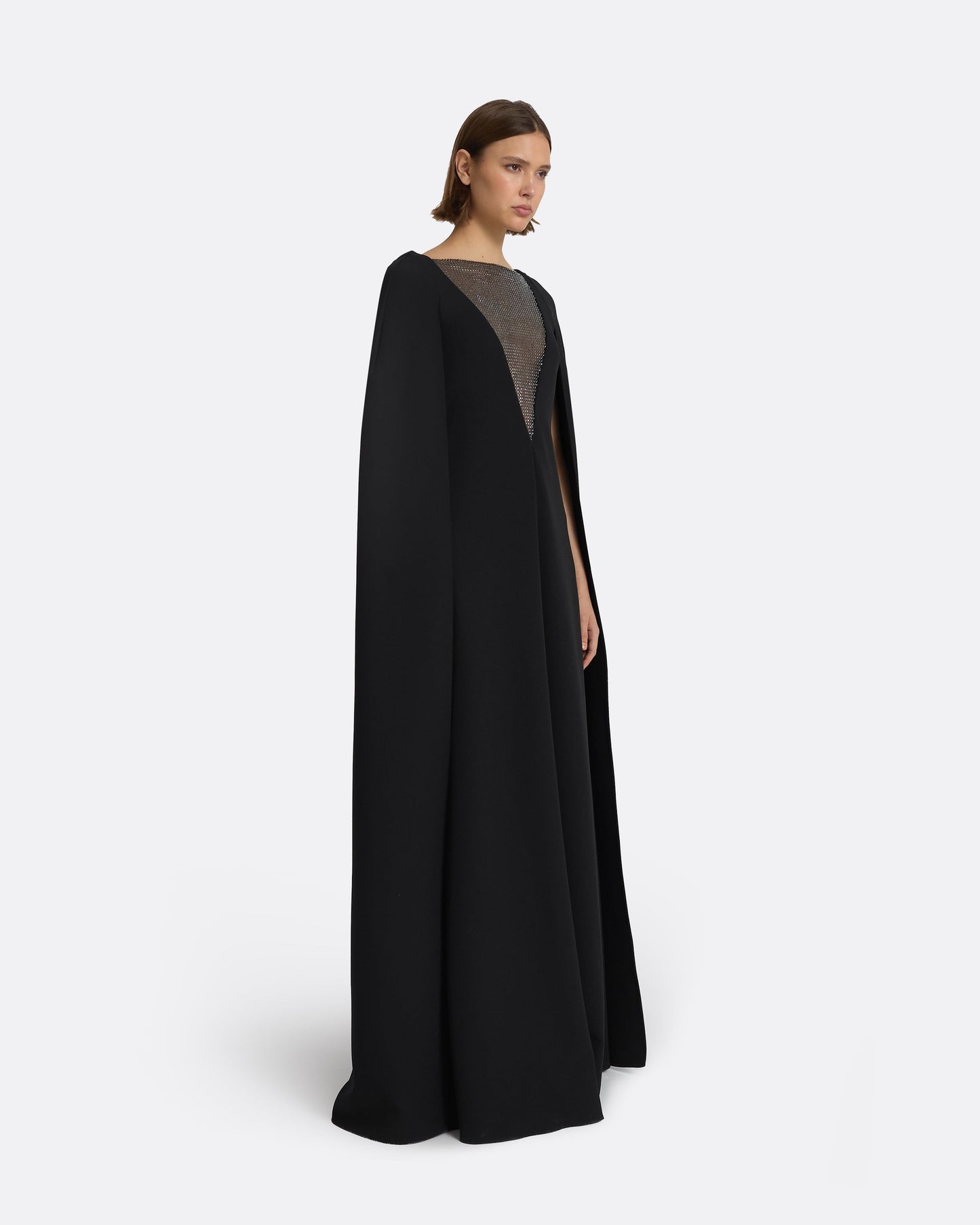Abrielle Black Long Dress