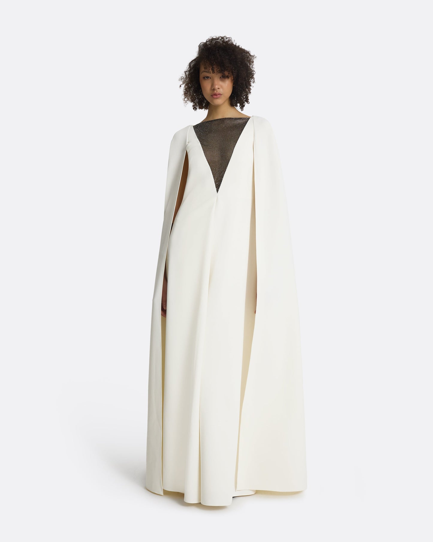 Abrielle Ivory Long Dress