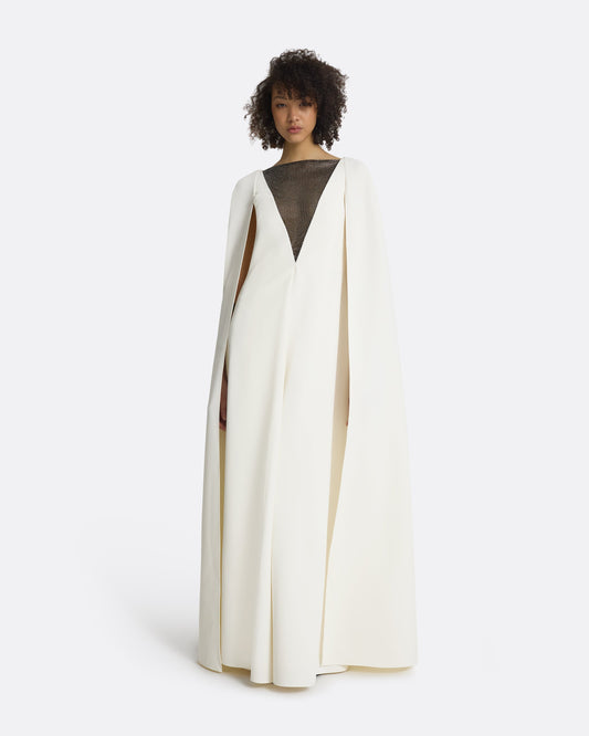 Abrielle Ivory Long Dress