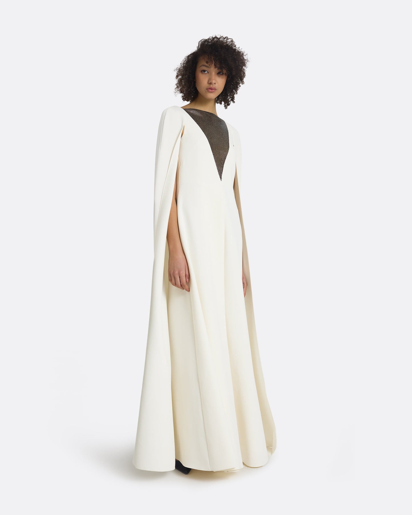 Abrielle Ivory Long Dress