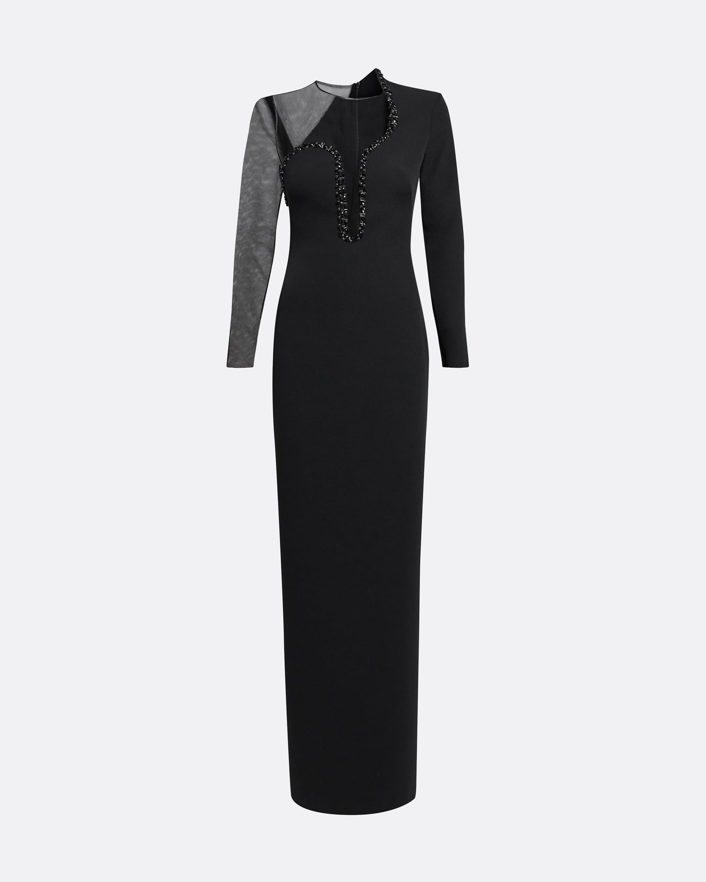 Domina Black Long Dress