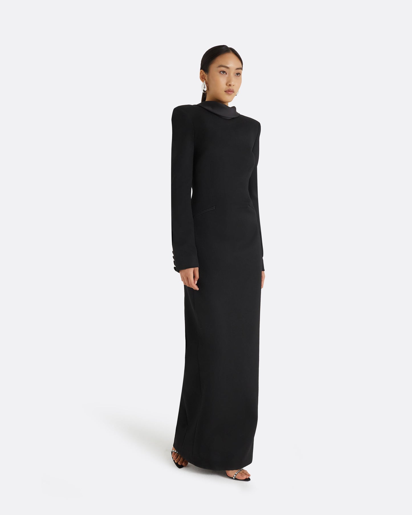 Hosna Black Long Dress