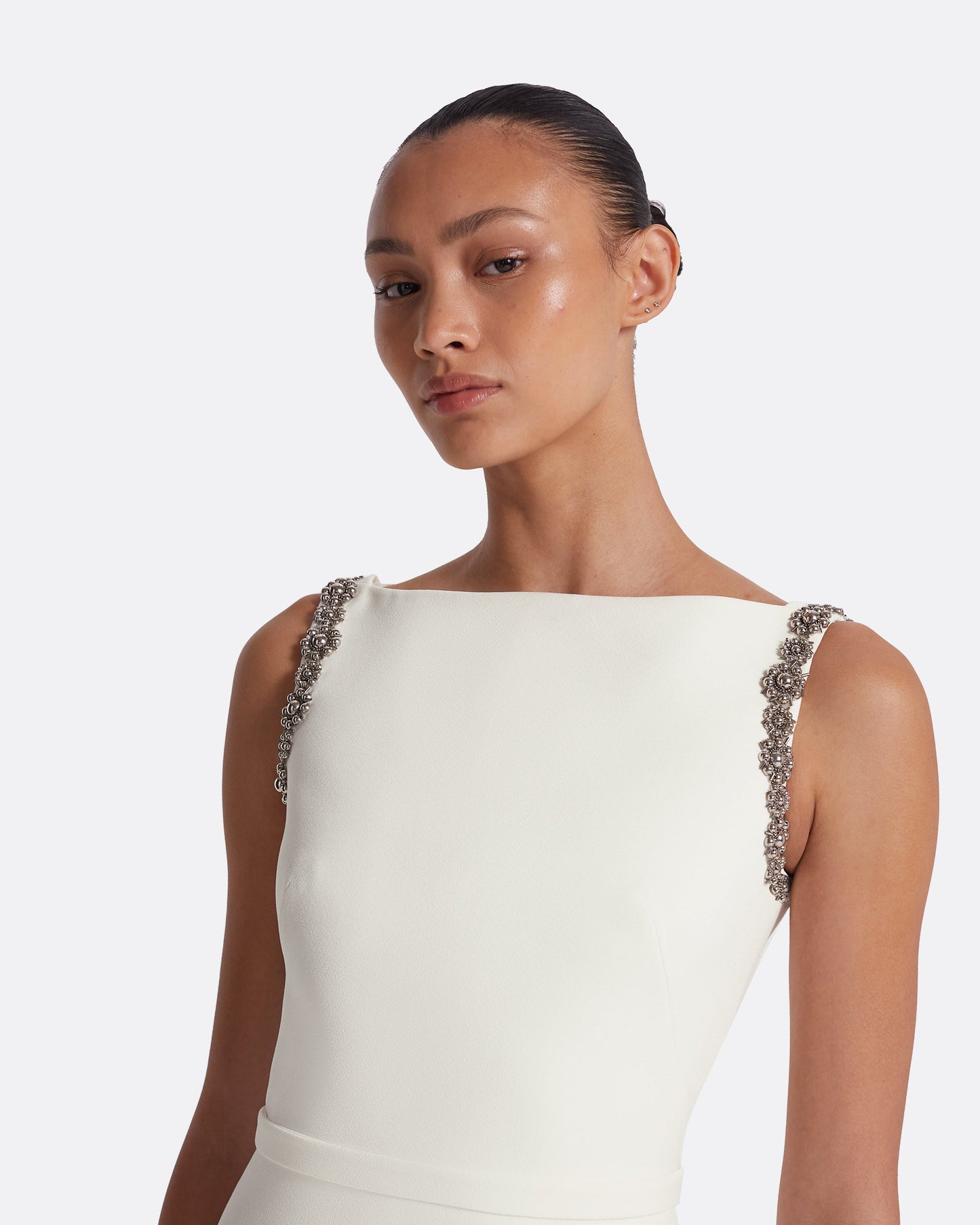 Grena Ivory Short Dress