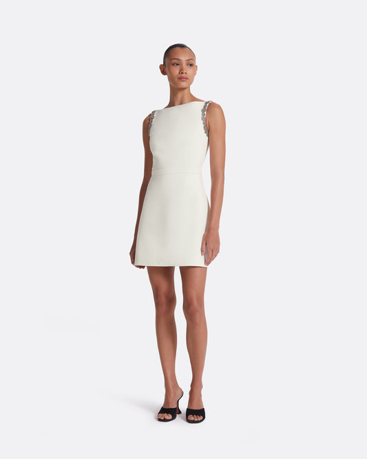 Grena Ivory Short Dress