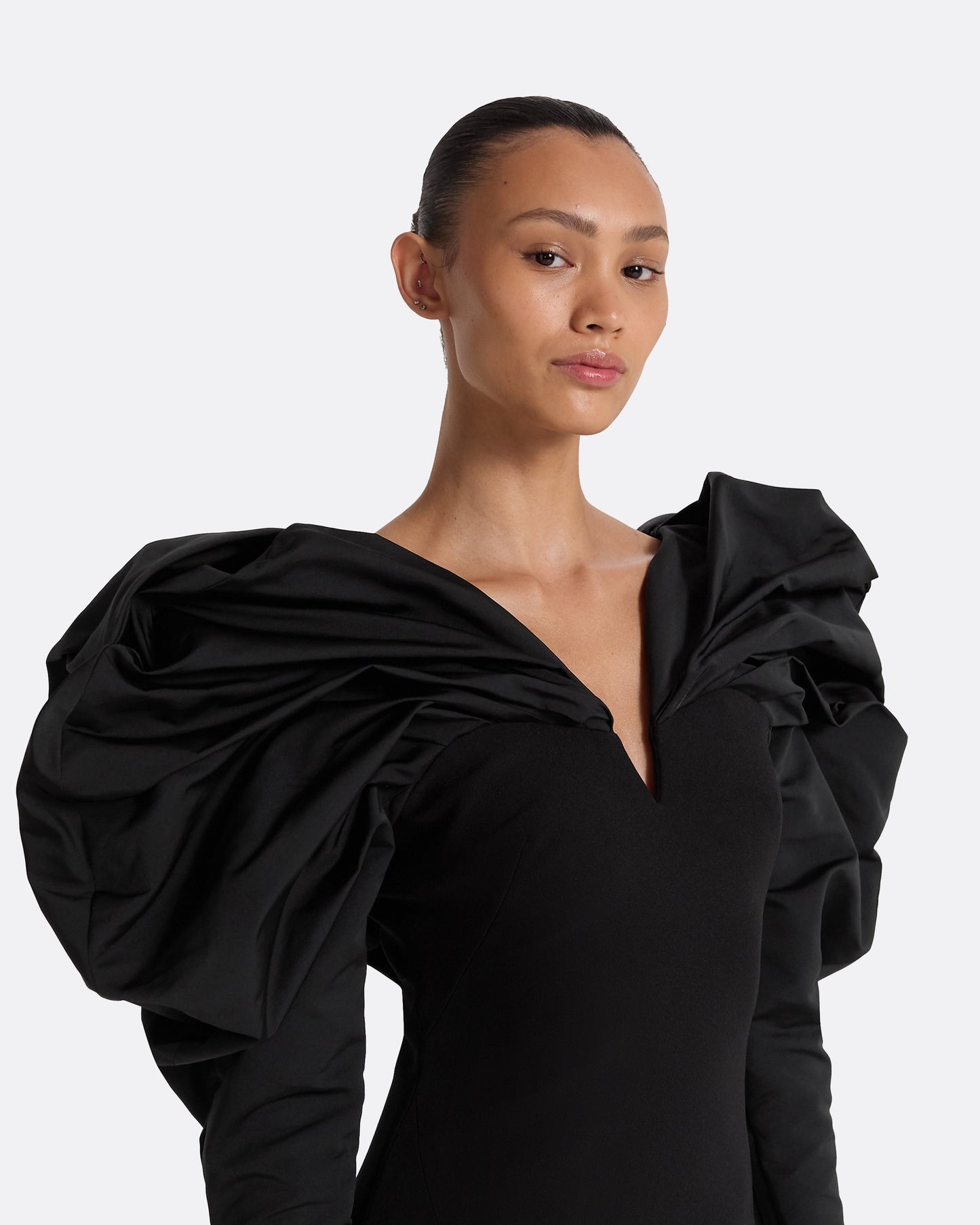 Lenna Black Short Dress