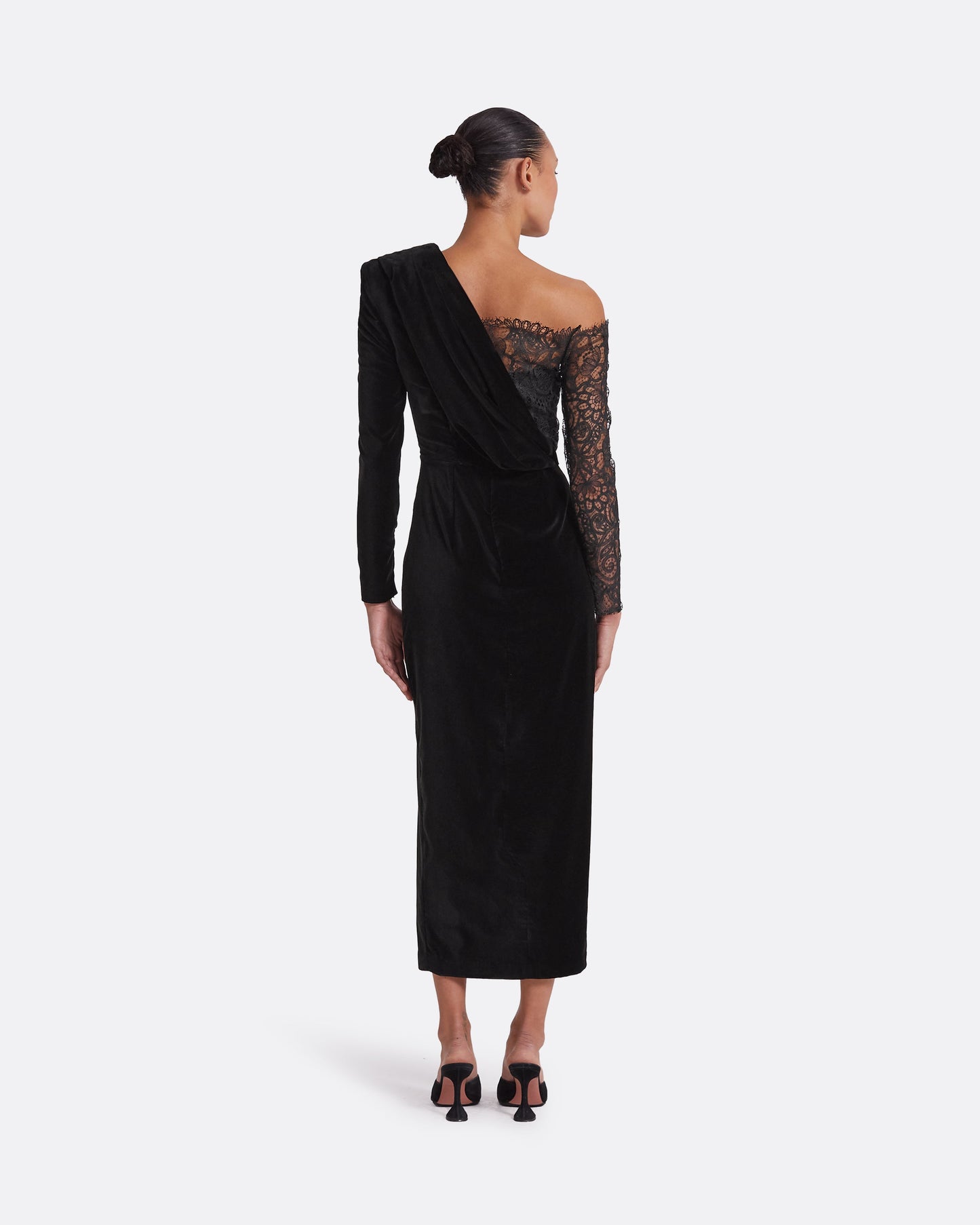 Ruth Black Midi Dress