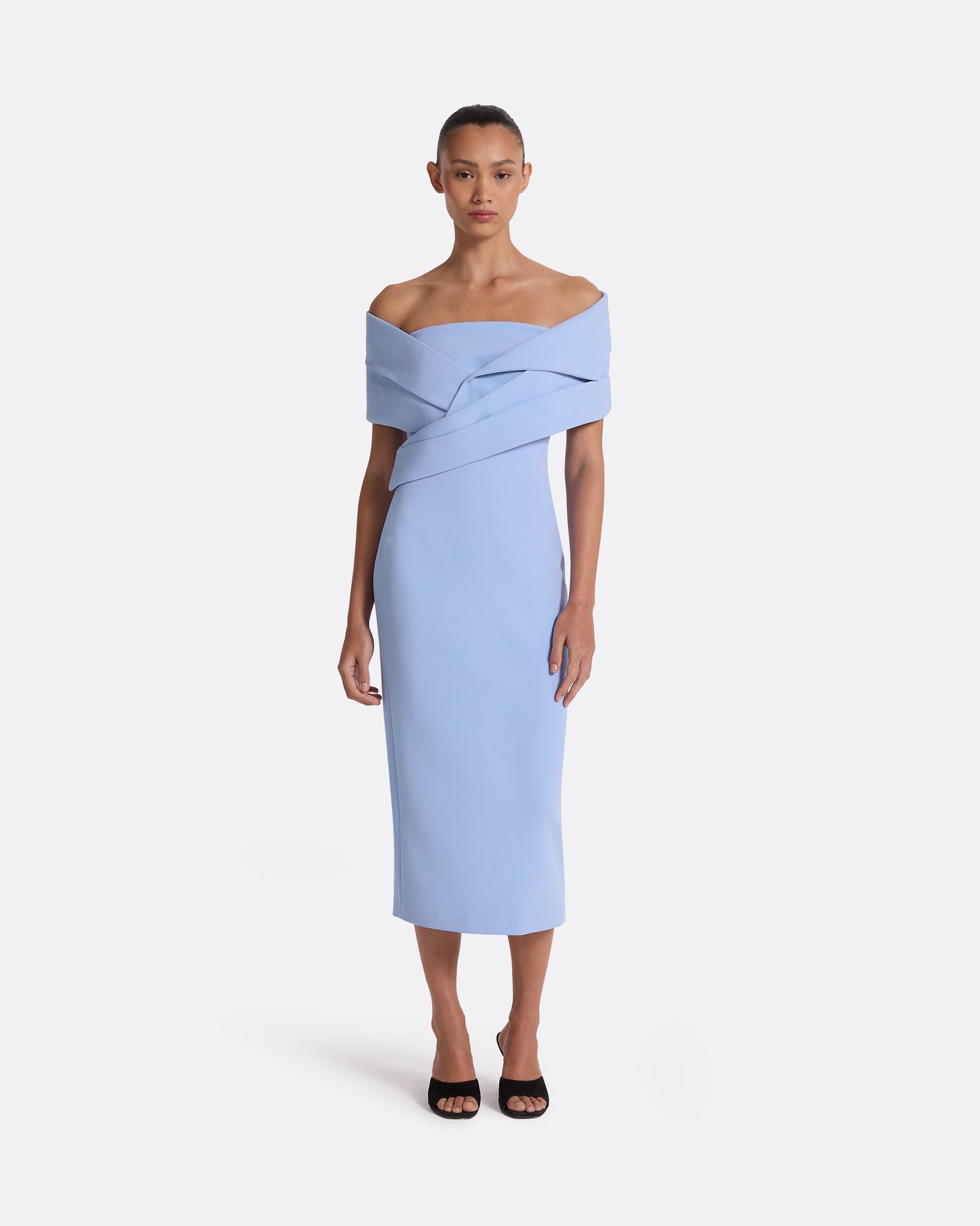 Iana Carolina Blue Midi Dress