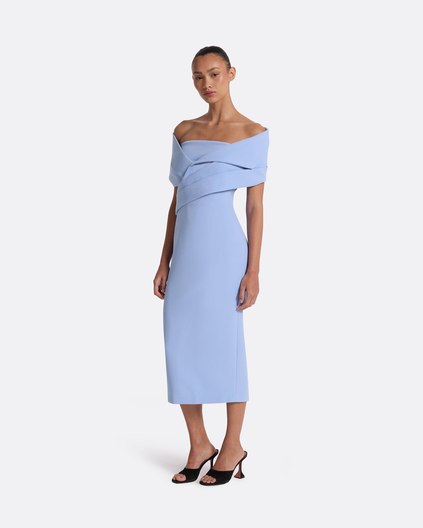 Iana Carolina Blue Midi Dress