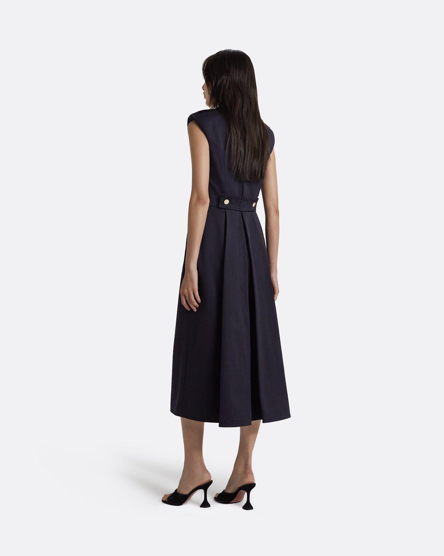 Lani Midnight Navy Midi Dress
